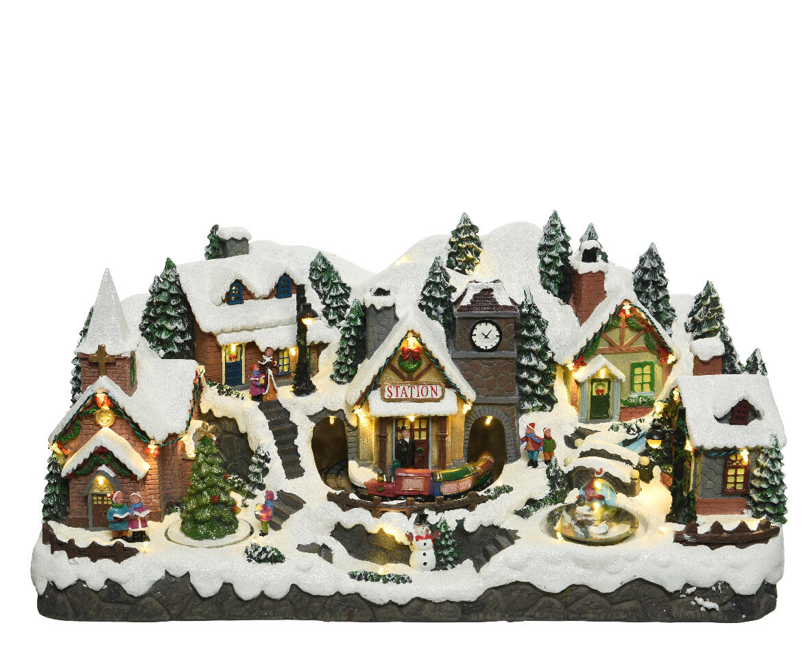 Villages animés de Noël  Leroy Merlin