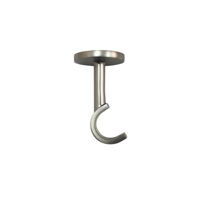 Support pour tringle à rideau Kali 28mm nickel nickelé INSPIRE