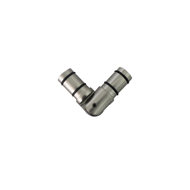 Rejointeur et connecteur pour tringle à rideau Kali 20 mm zinc brut