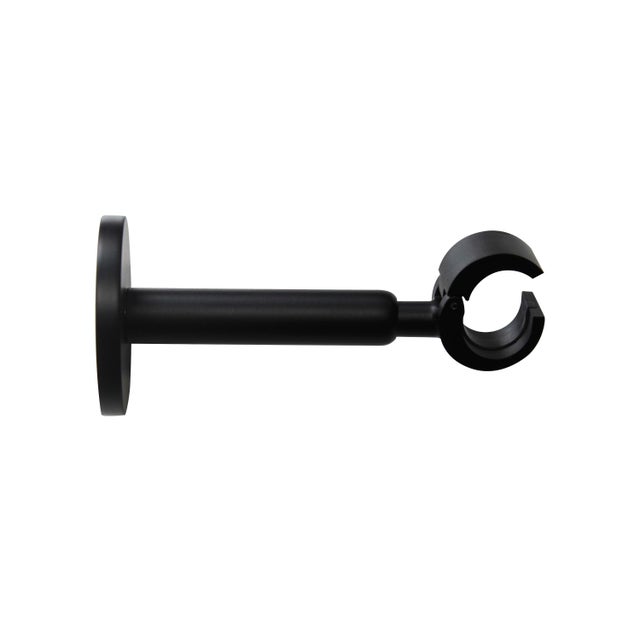Support extensible tringle à rideau Graph, 28 mm noir peint INSPIRE