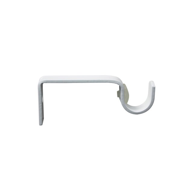 Support pour tringle à rideau Maya 20mm blanc peint INSPIRE