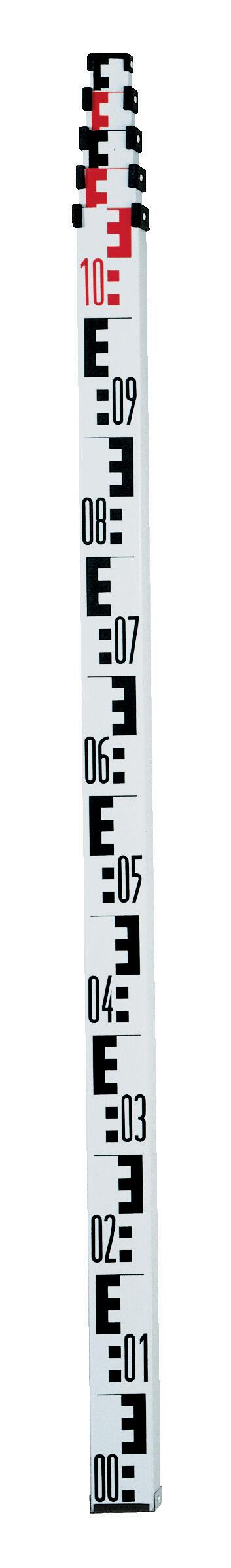 Mire télescopique tubulaire et pied LASERLINER, 5 m