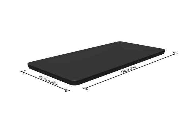 Bâche de sécurité rectangulaire BESTWAY Piscine tubulaire, L.404 x l.201 cm