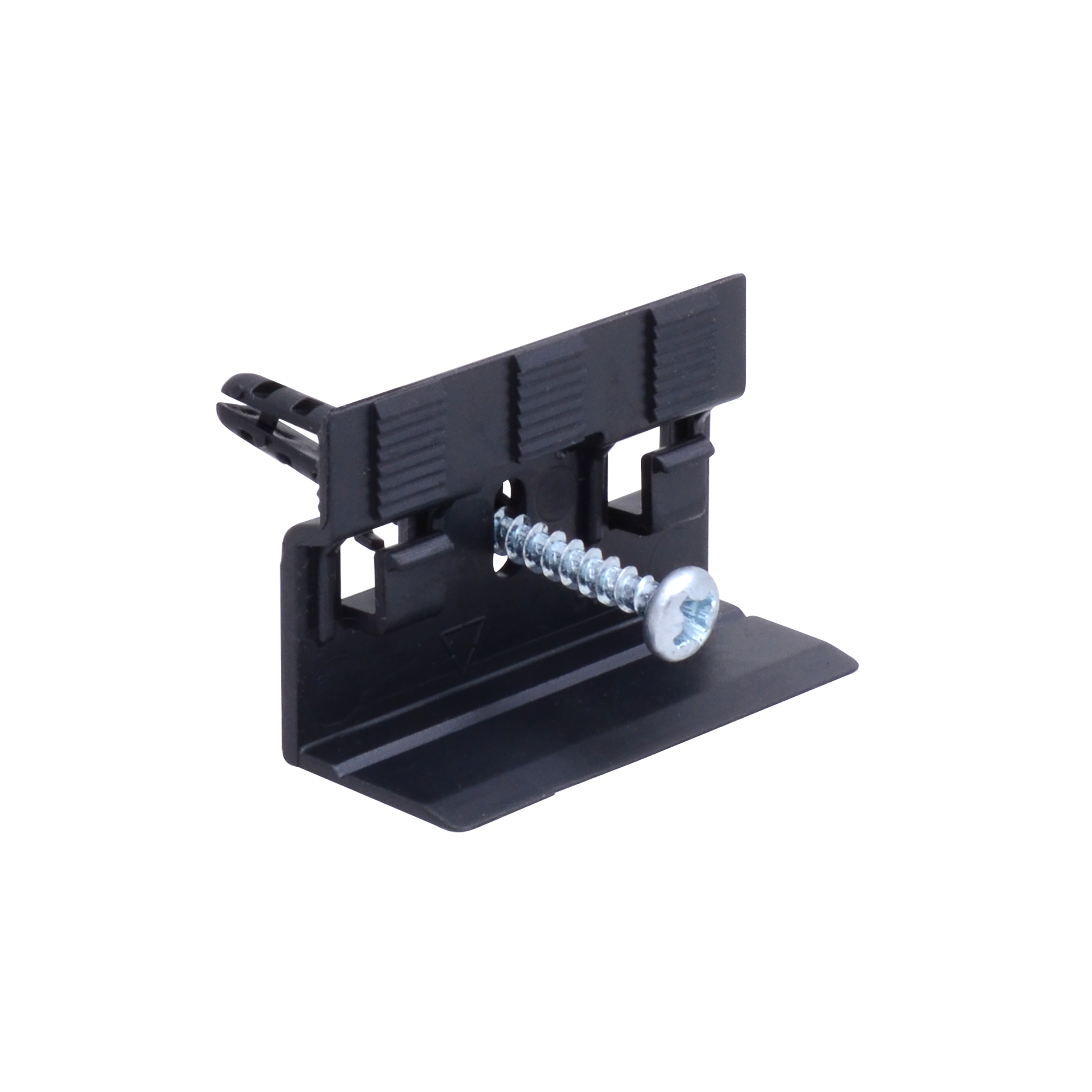 Lot de 30 clips pour plinthe noir, L.4 cm - 5