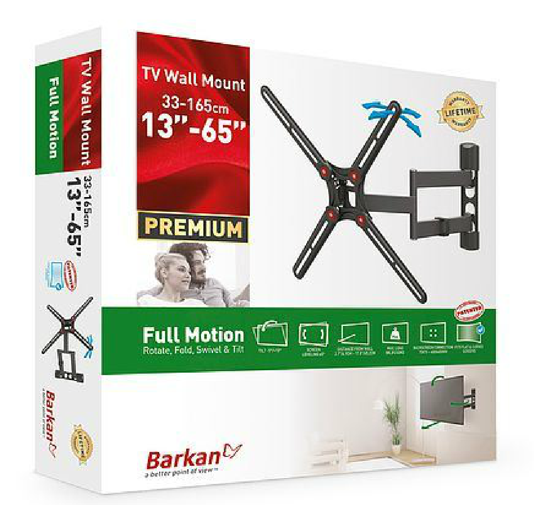 Support TV full motion, 165cm , BARKAN - 2