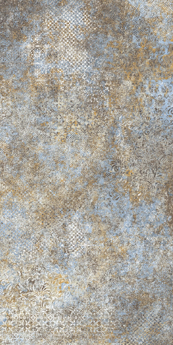 Piastrella da pavimento interno in gres porcellanato 61 x 122.2 cm rettificato beige e blu opaco Universal Jaipur R9 traffico medio (pei 2/5) Sp. 9 mm 1.49 mq - 2