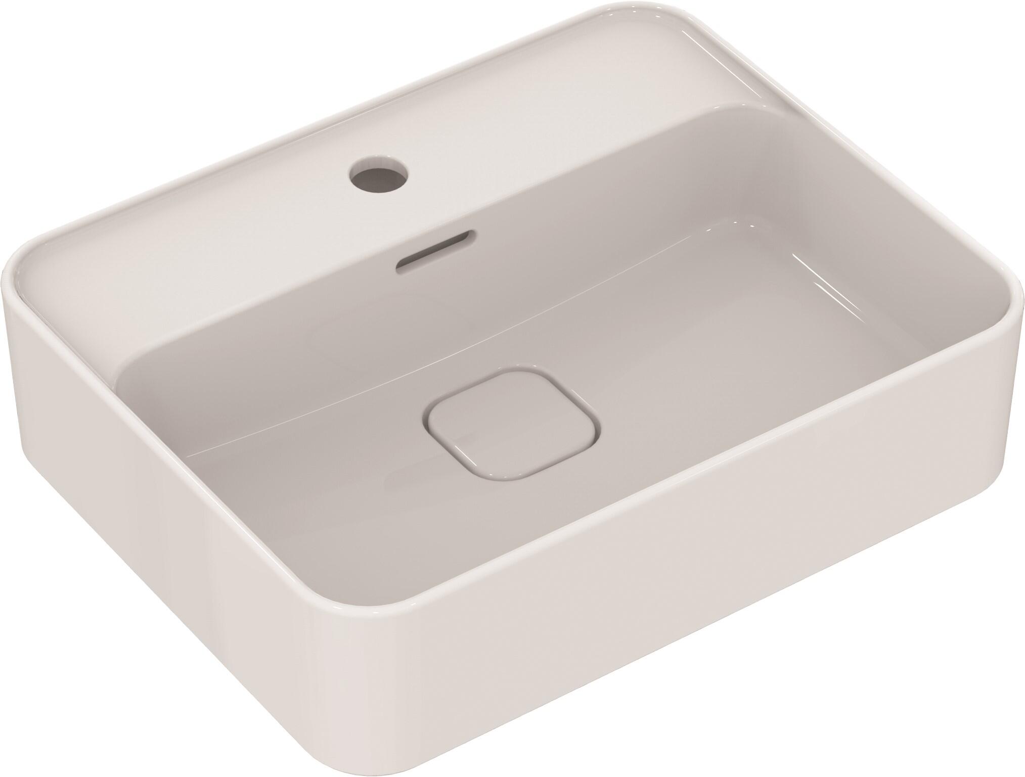 Lavabo da appoggio IDEAL STANDARD rettangolare in ceramica L 50 x H 17.5 x P 40 cm bianco lucido piletta non inclusa - 4