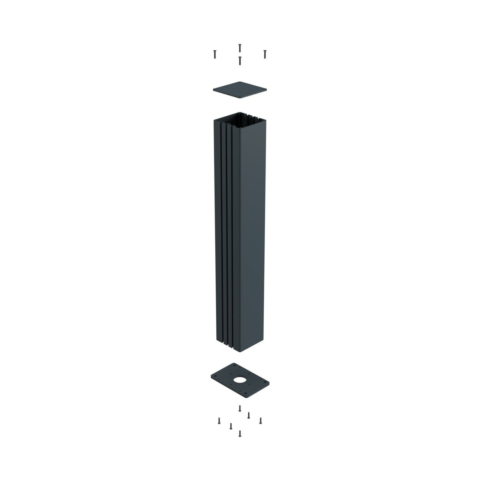Poste De Aluminio Gris Plata De 15 X 15 X 200 Cm Leroy Merlin poste-de-aluminio-gris-plata-de-15-x-15-x-200-cm-leroy-merlin