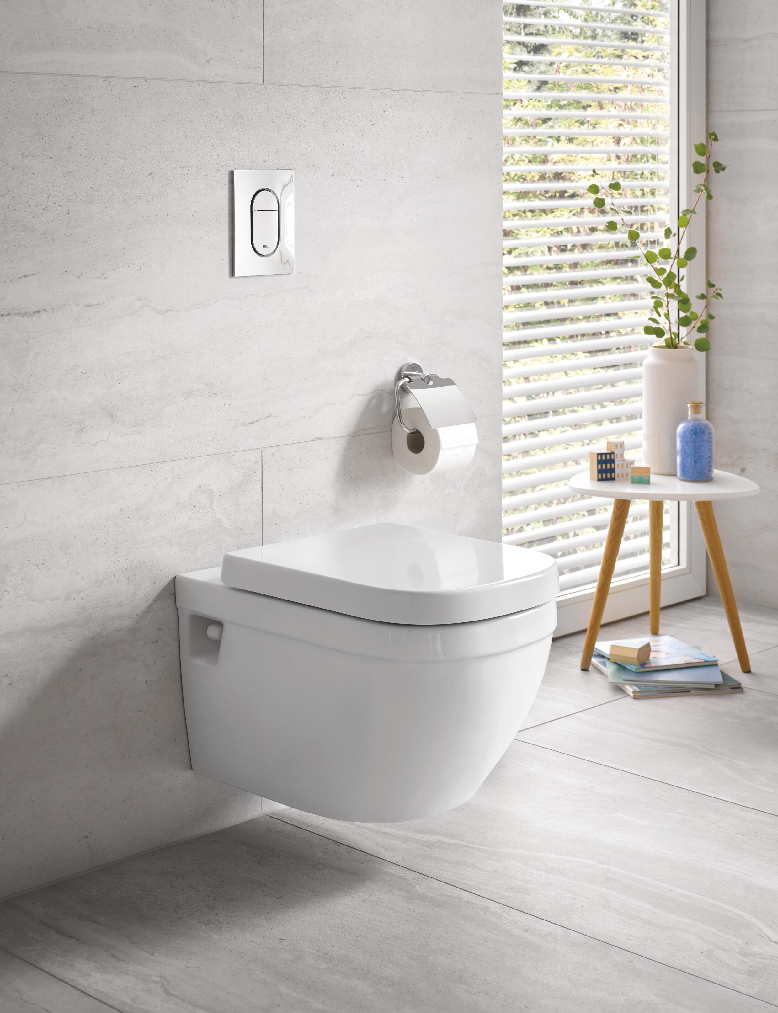 Pack WC suspendu universel, cuv sans bride, GROHE, Solido Euro Cosmo - 4