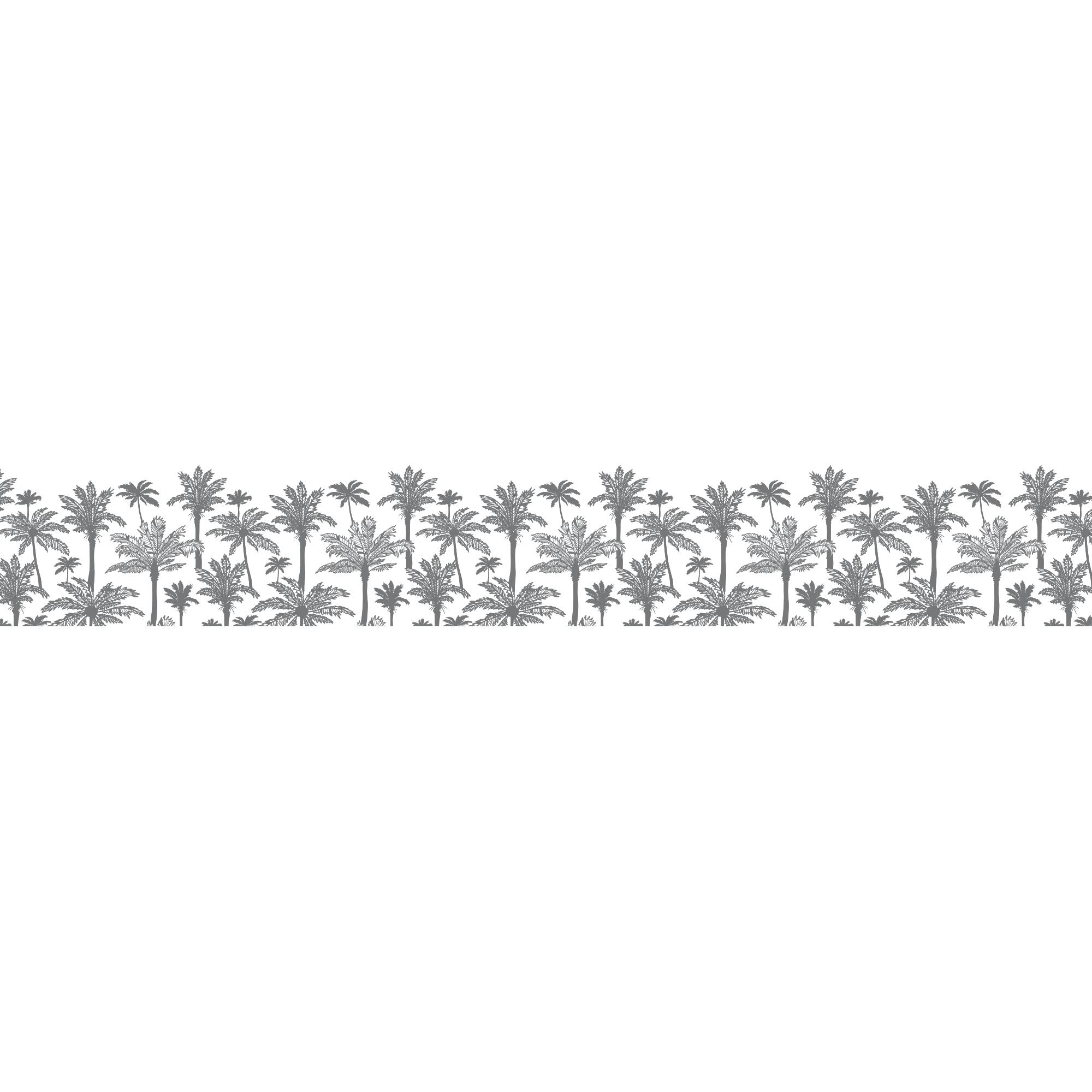 Cenefa adhesiva PVC lavable naturaleza Maere gris 5 cm x 3 m - 2
