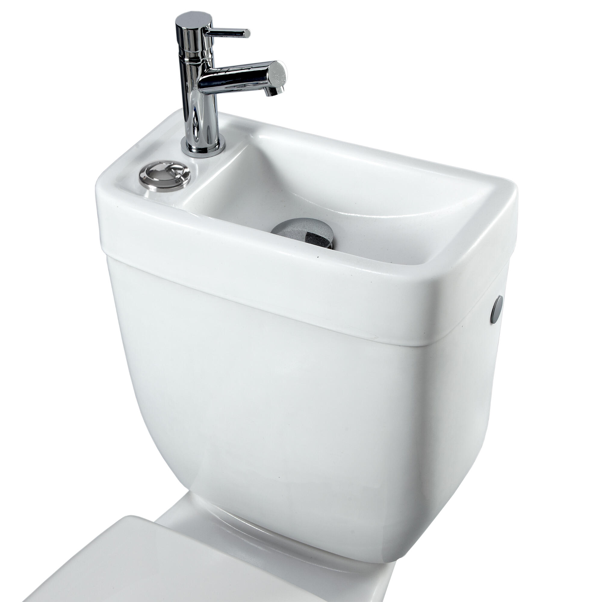 wc robinet ceramique blanc - 0
