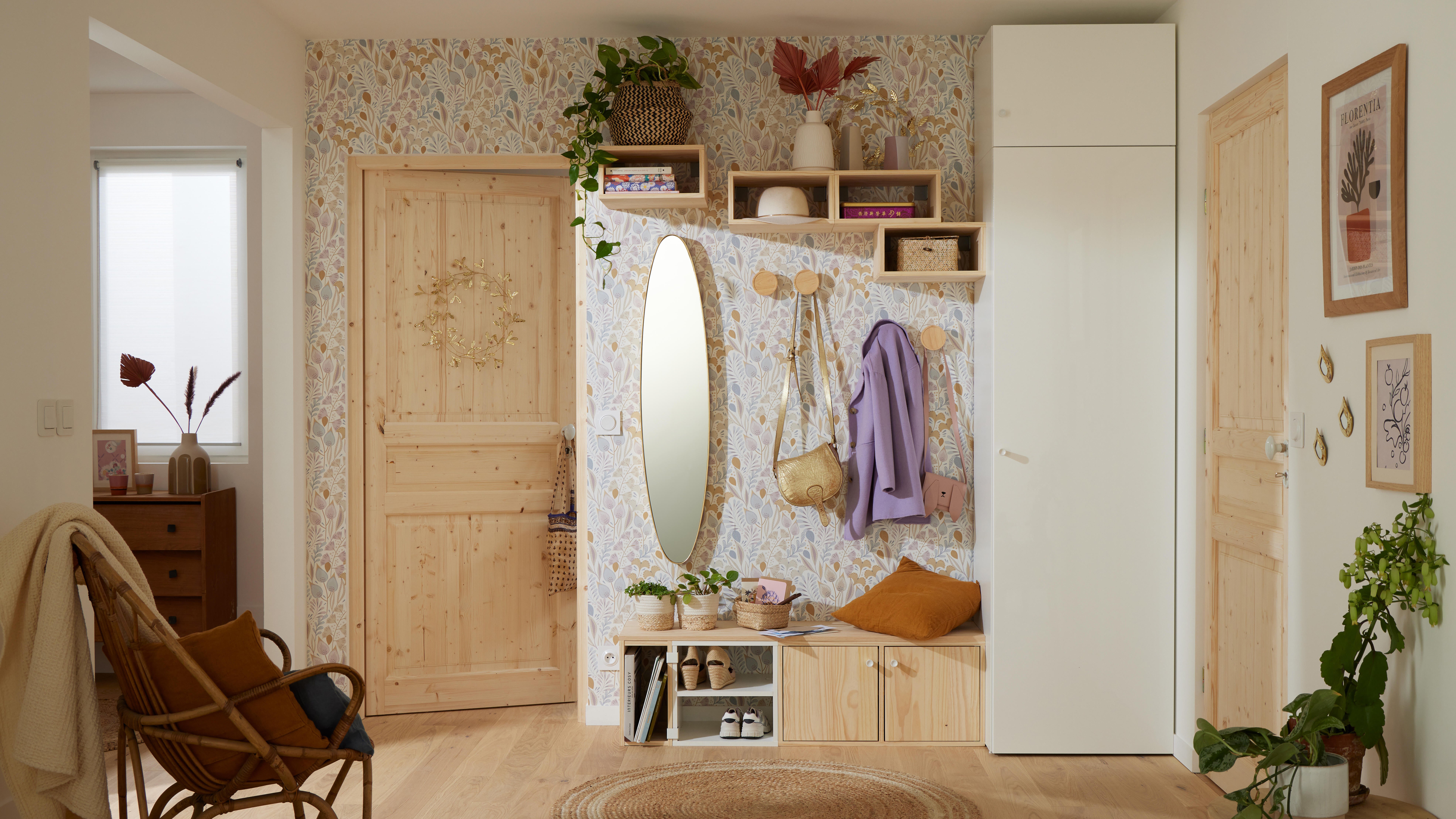 Bloc-porte Charme épicéa H.204 x l.73 cm, poussant gauche - 3