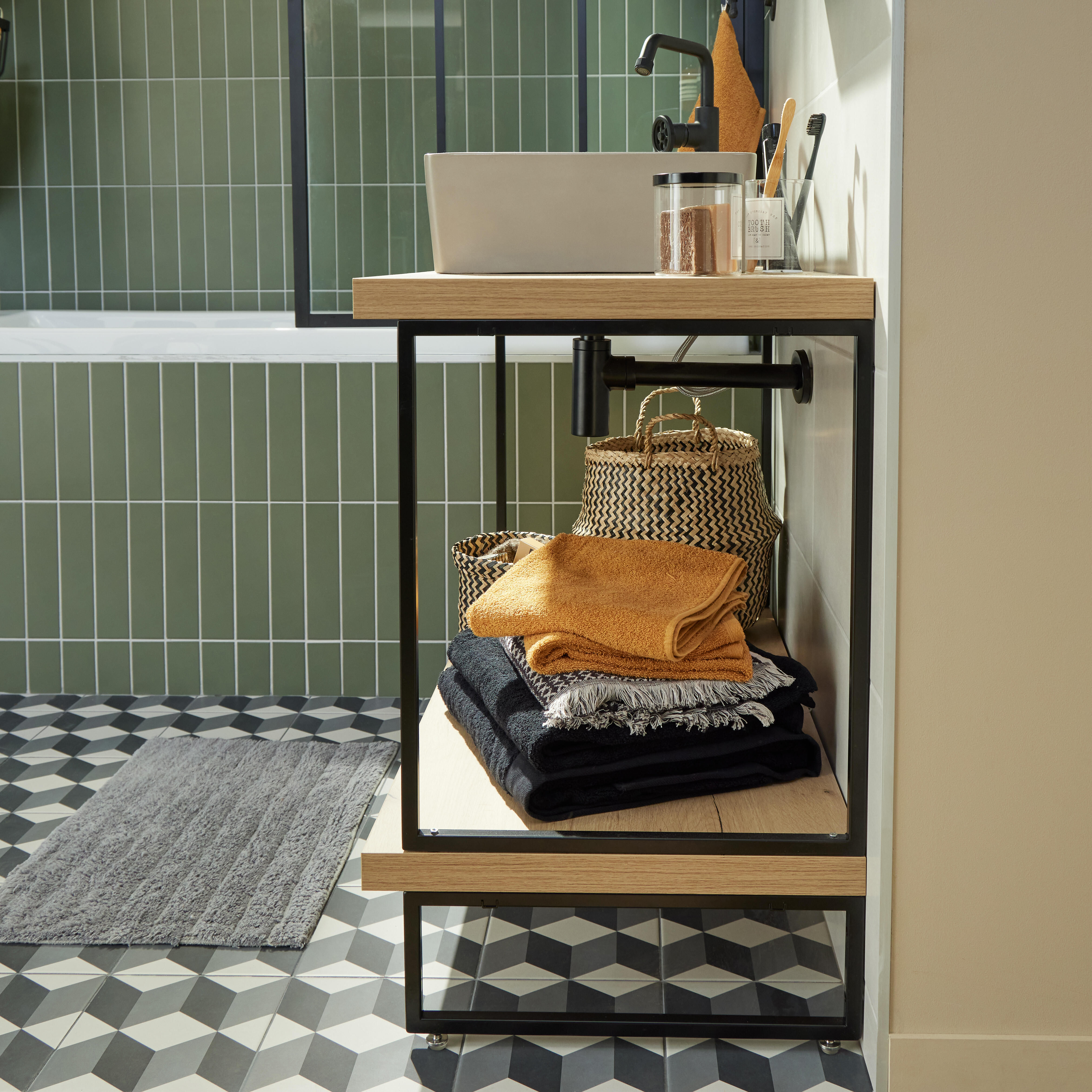 Accessoire H.52 cm, Moyen pietement verni noir 45x52cm - 3