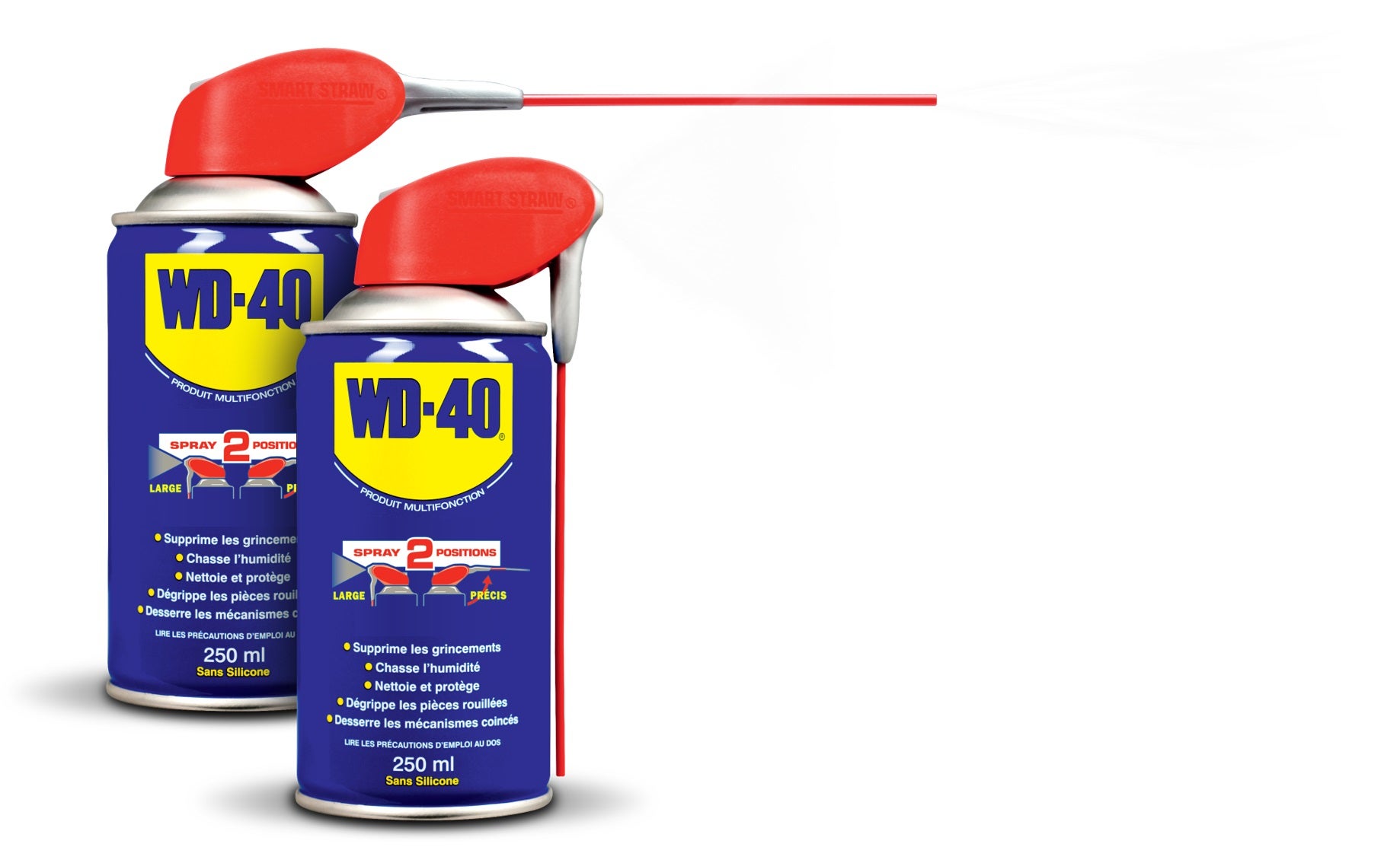 Lubrifiant et dégrippant multifonction en aérosol 250 ml - 2