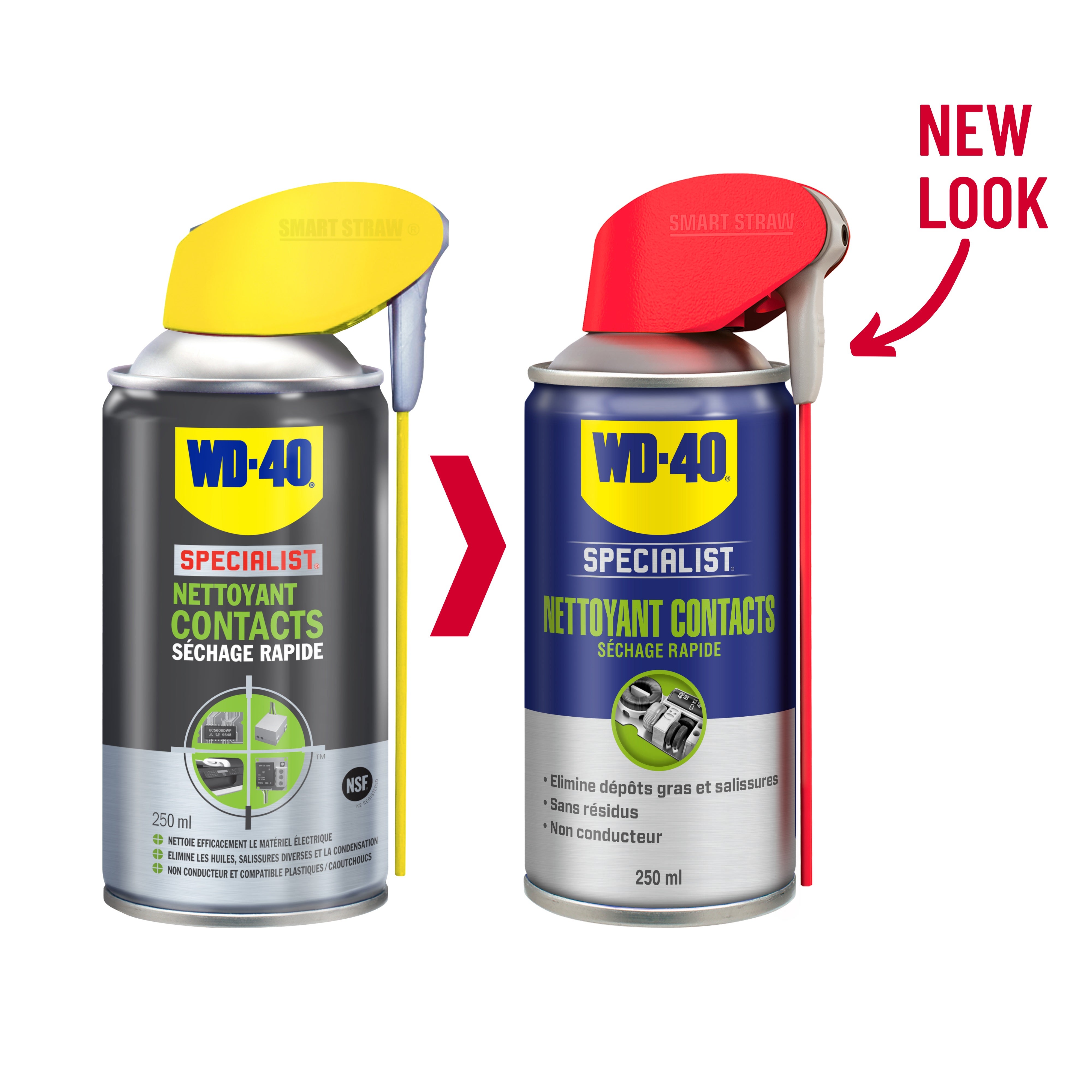 Nettoyant contacts électriques WD-40 en aérosol 250 ml - 3