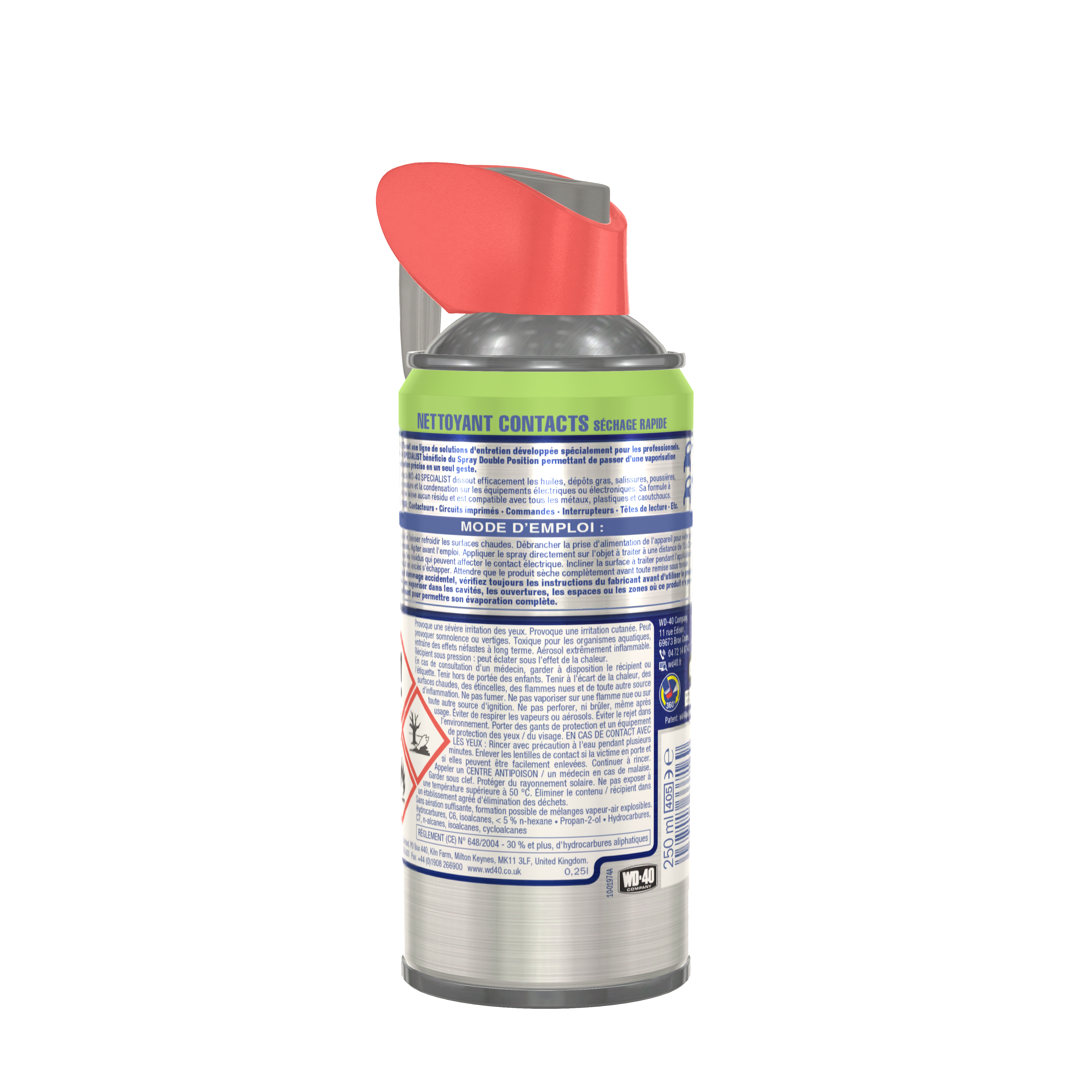 Nettoyant contacts électriques WD-40 en aérosol 250 ml - 14