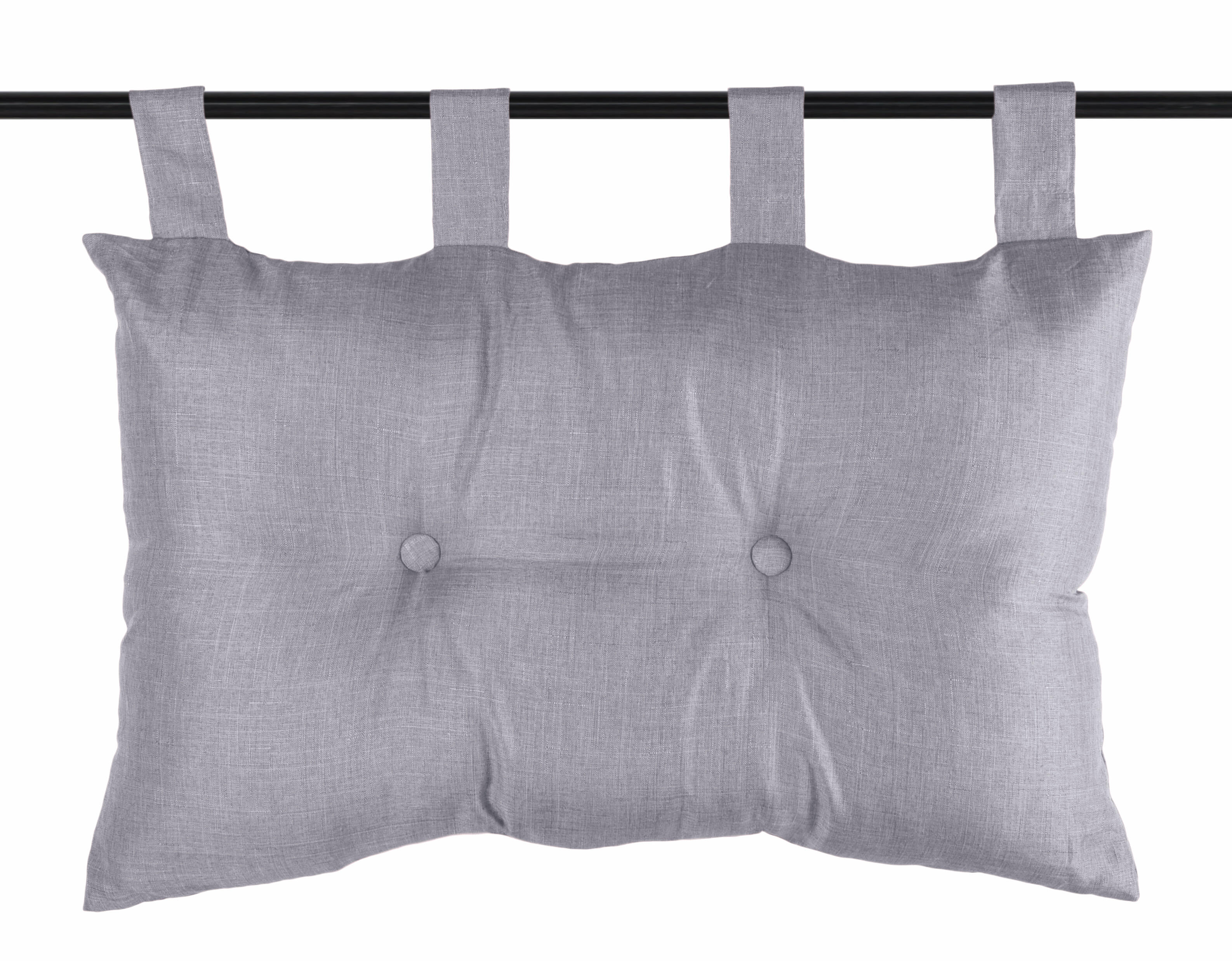 Lovely Casa BEA Cuscino Grigio 50x50 Cm, Poliestere, Lavabile In Lavatrice, Colore Unico