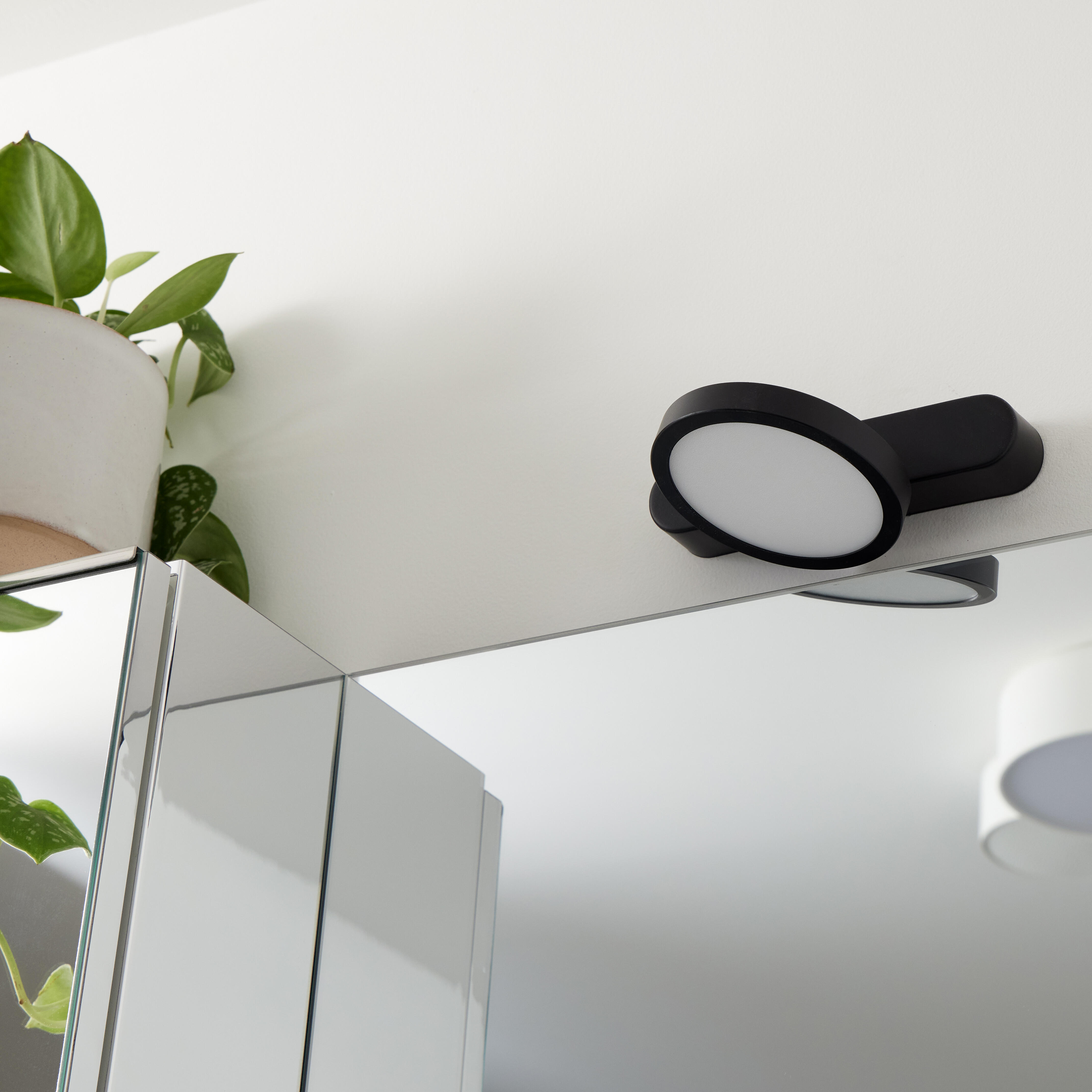 Spot salle de bains, module led, design, aluminium noir, INSPIRE Loya - 2