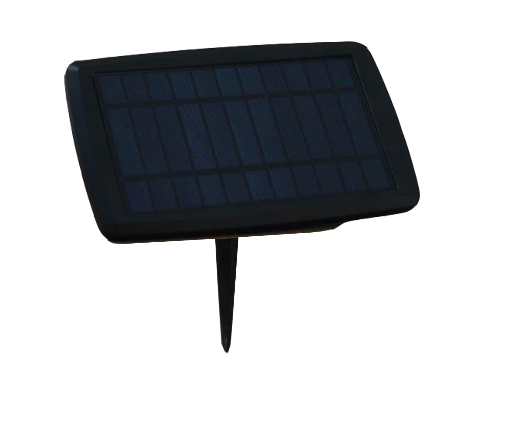 Guirlande solaire et rechargeable 10 ampoules blanc chaud 350lm Allegra 8m noir - 2