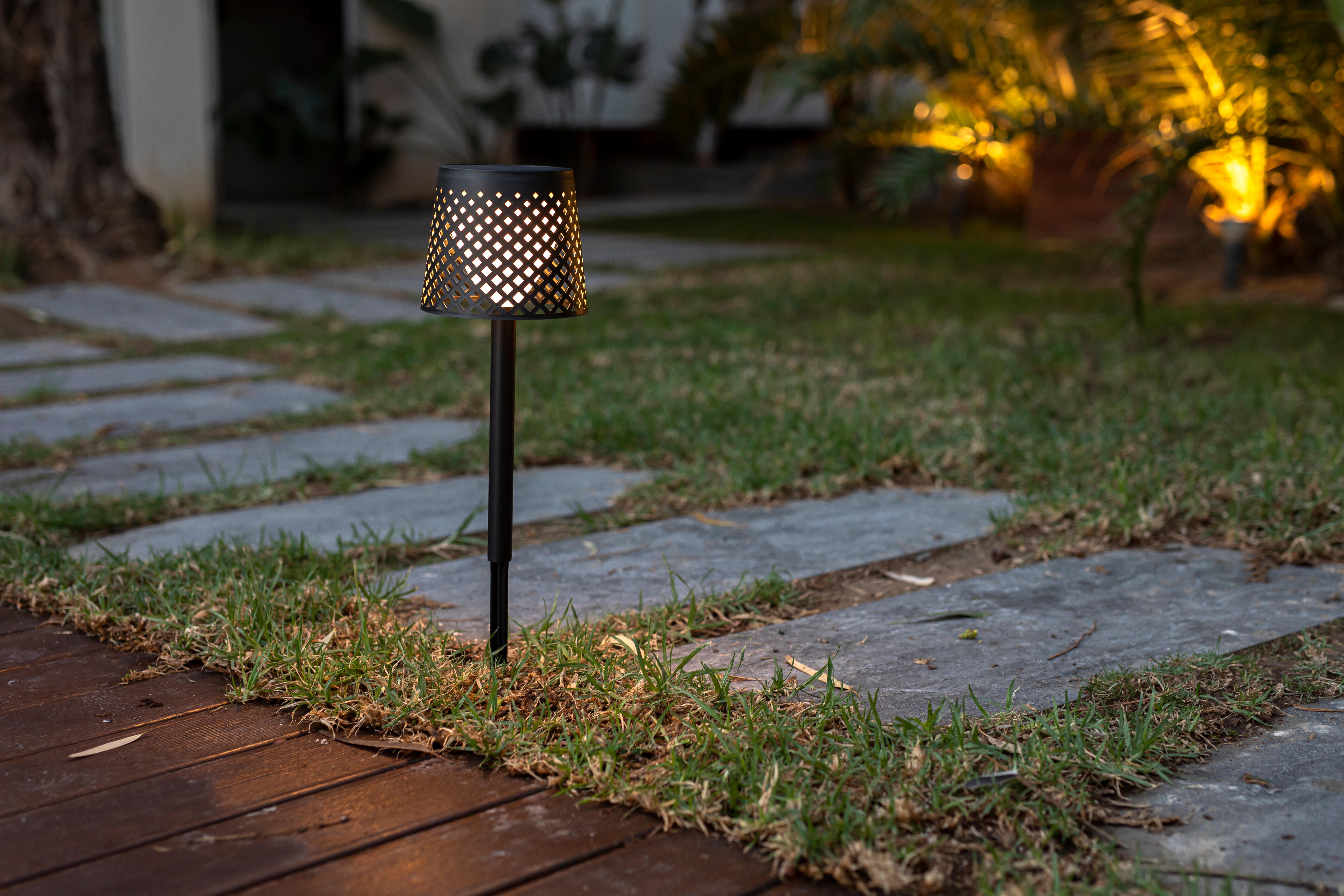 Lampe solaire et rechargeable 5 en 1 Greta 80 Lumen noir NEWGARDEN - 3