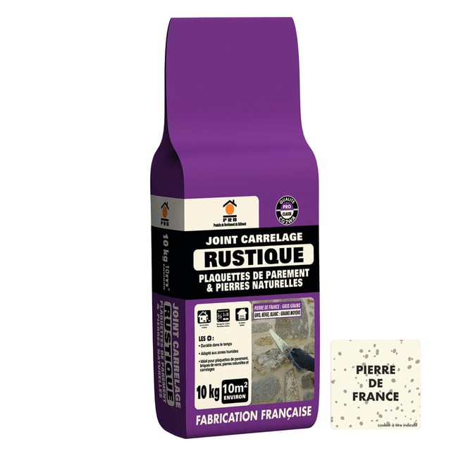 Joint poudre plaquette de parement pierre de France, PRB, 10 kg, 10 m² Rustique