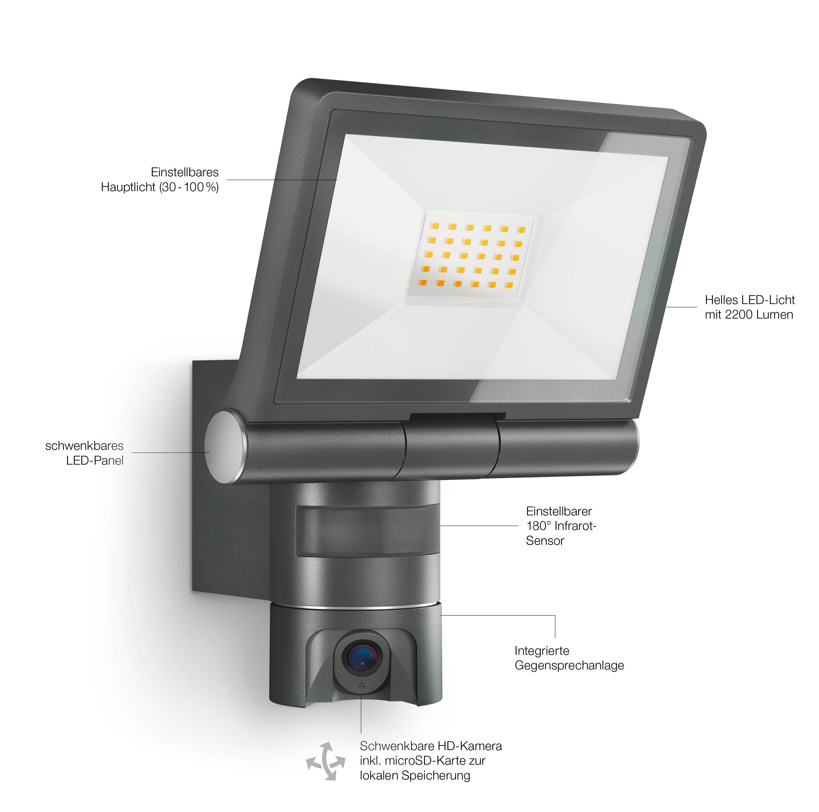 Caméra de vidéosurveillance extérieure connectée, STEINEL 065294 - 2