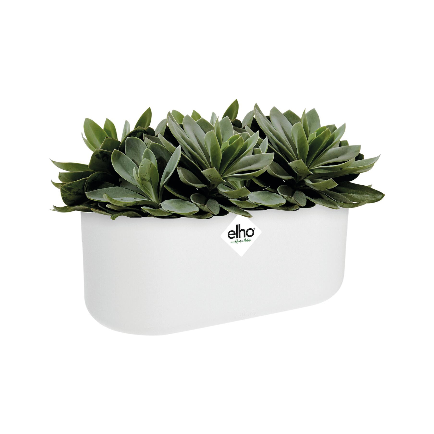 Vaso ELHO in polipropilene bianco H 12.6 x ø 27 cm - 3