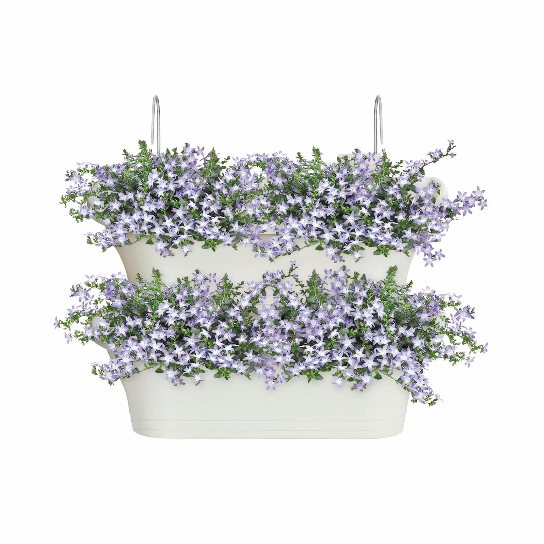 Fioriera ELHO in polipropilene H 23.33 x L 51.215 x P 51.215 cm - 4