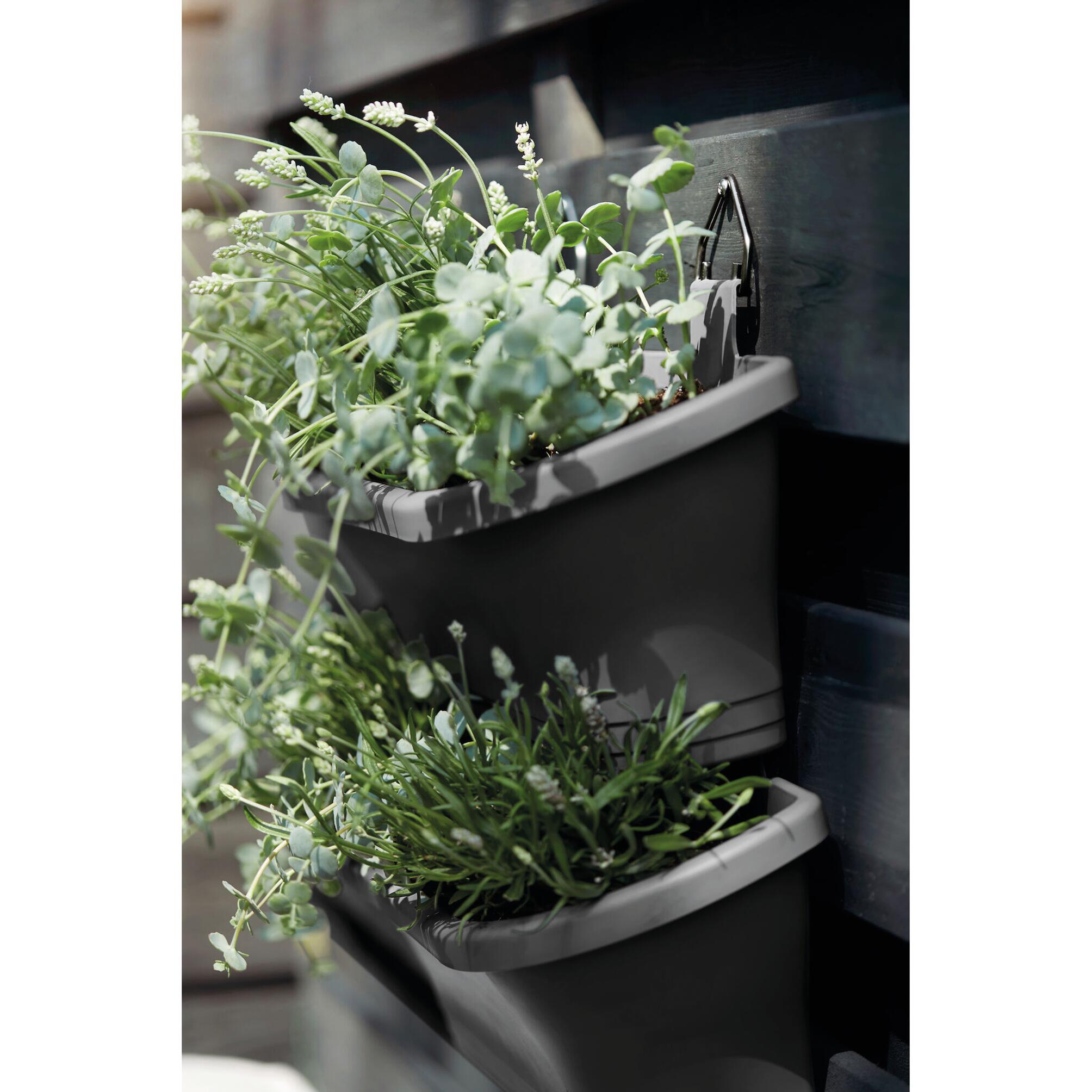 Fioriera ELHO in polipropilene H 23.33 x L 51.215 x P 51.215 cm - 7