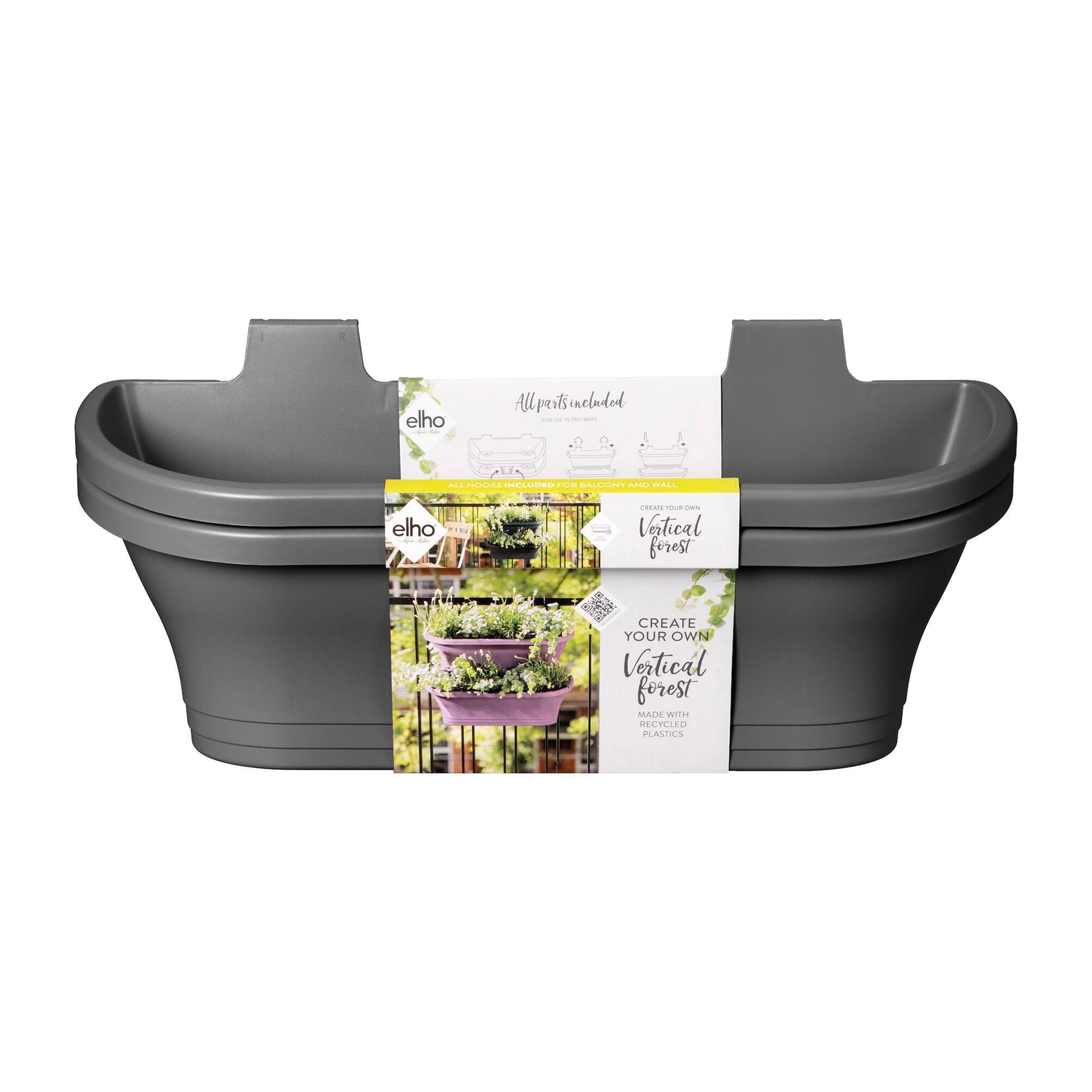Fioriera ELHO in polipropilene H 23.33 x L 51.215 x P 51.215 cm - 9