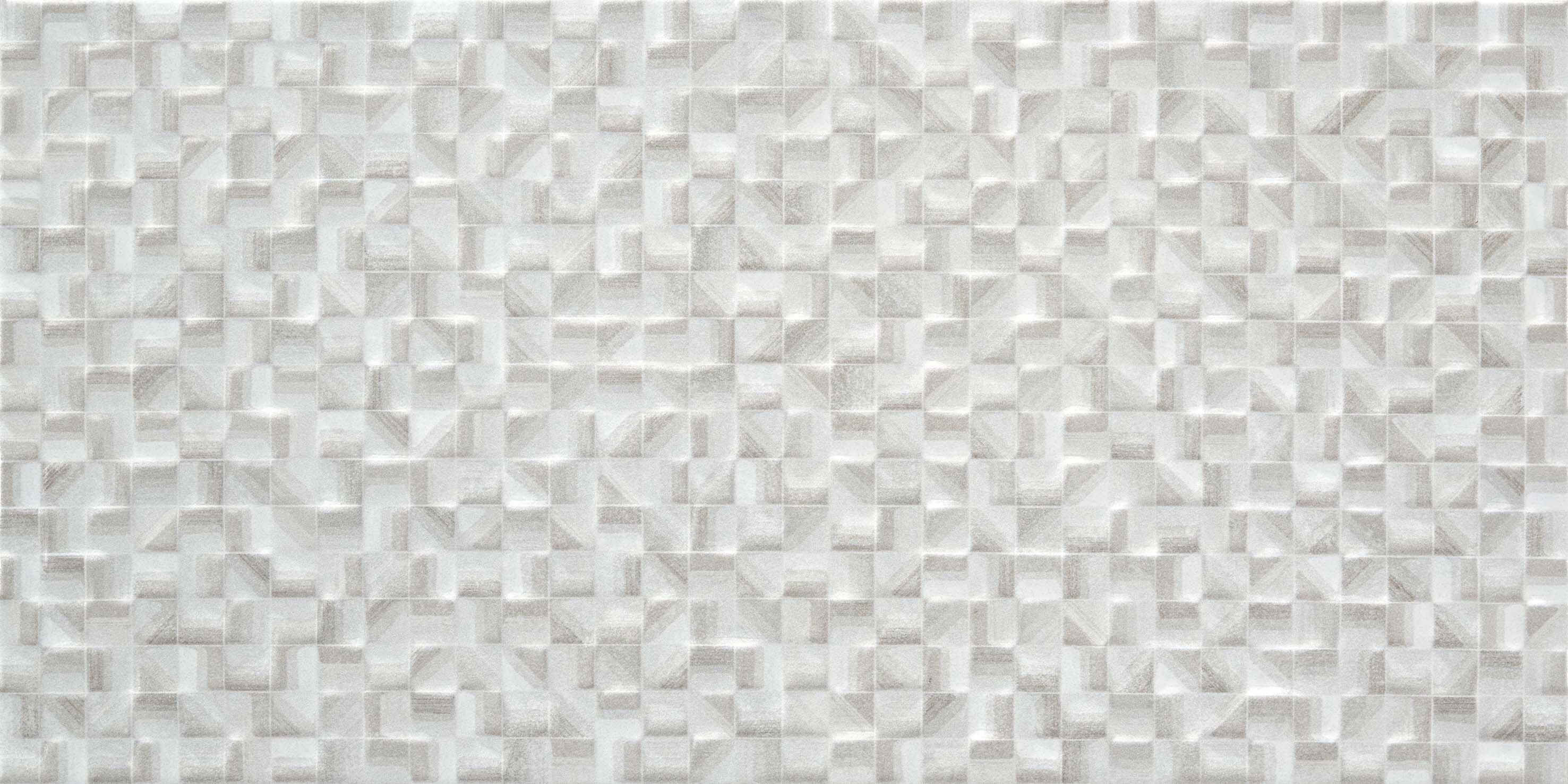 Azulejo cerámico tone efecto relieve perla claro 25x50 cm artens