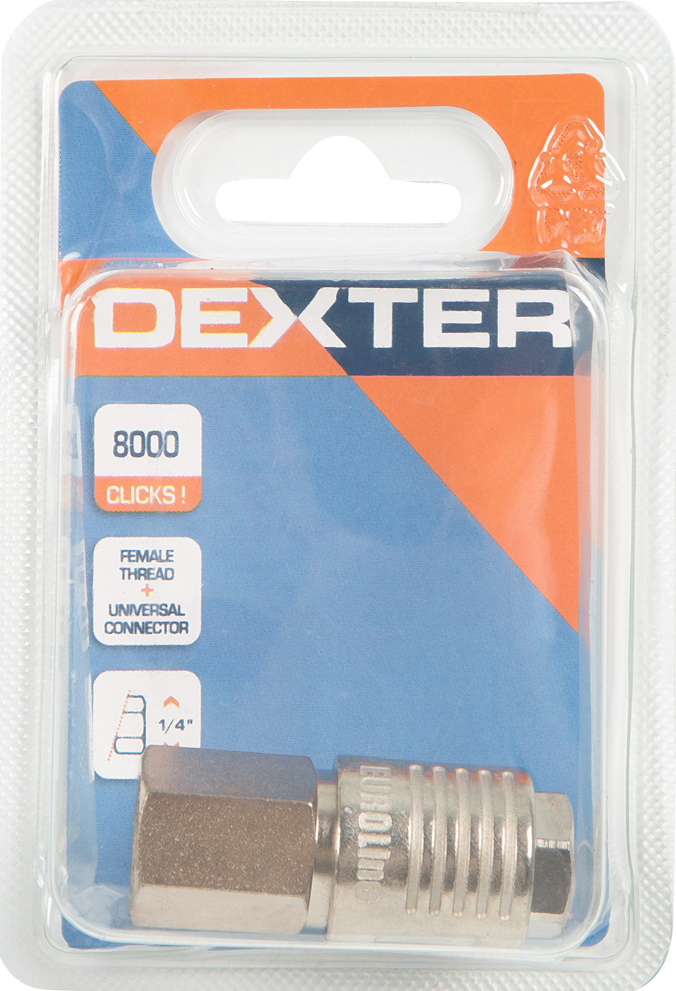 Connecteur universel 1/4 femelle en laiton DEXTER, 16 bars - 4