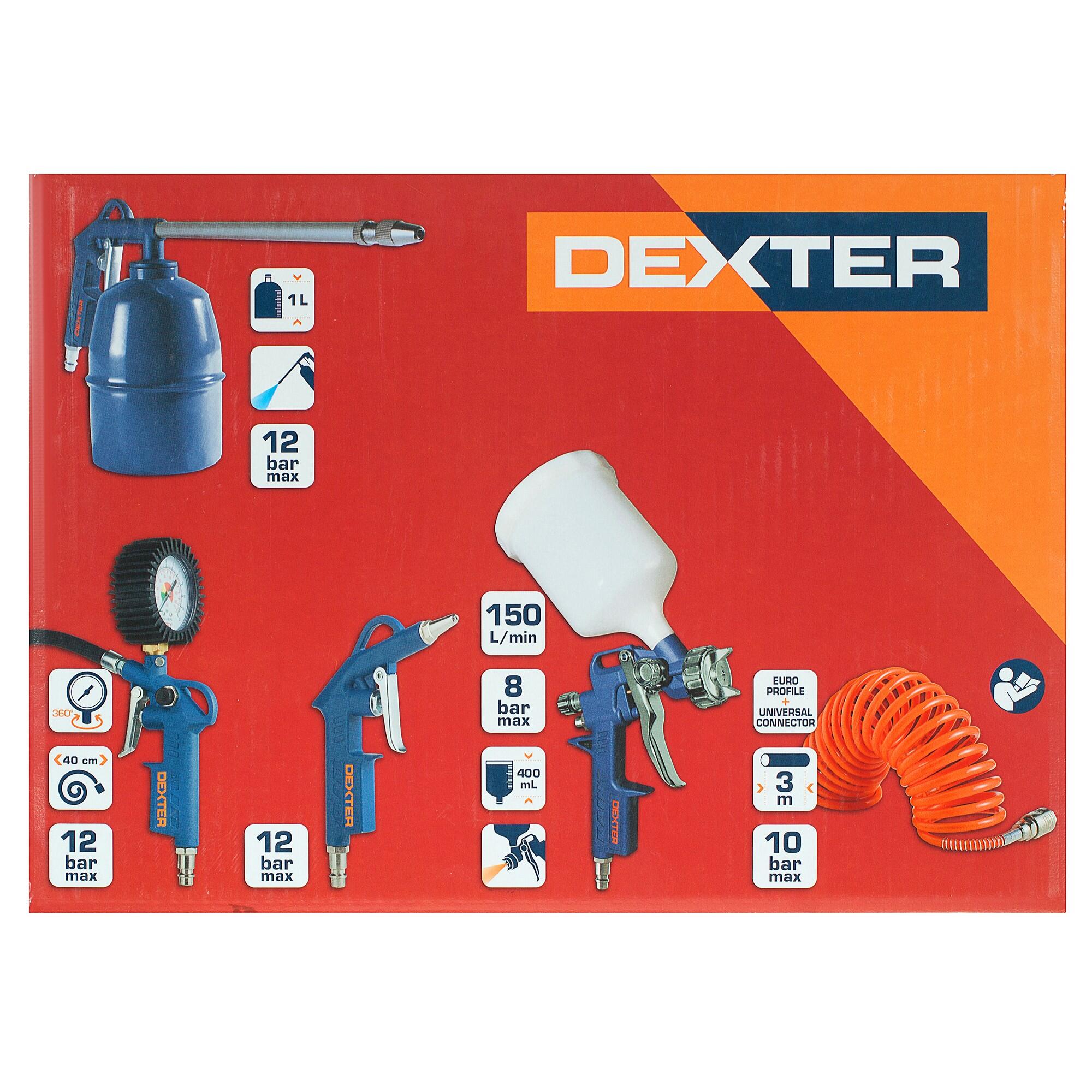 Kit de 5 ferramentas pneumáticas Dexter - 3