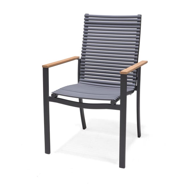 Fauteuil NATERIAL Dora en Bois Noir