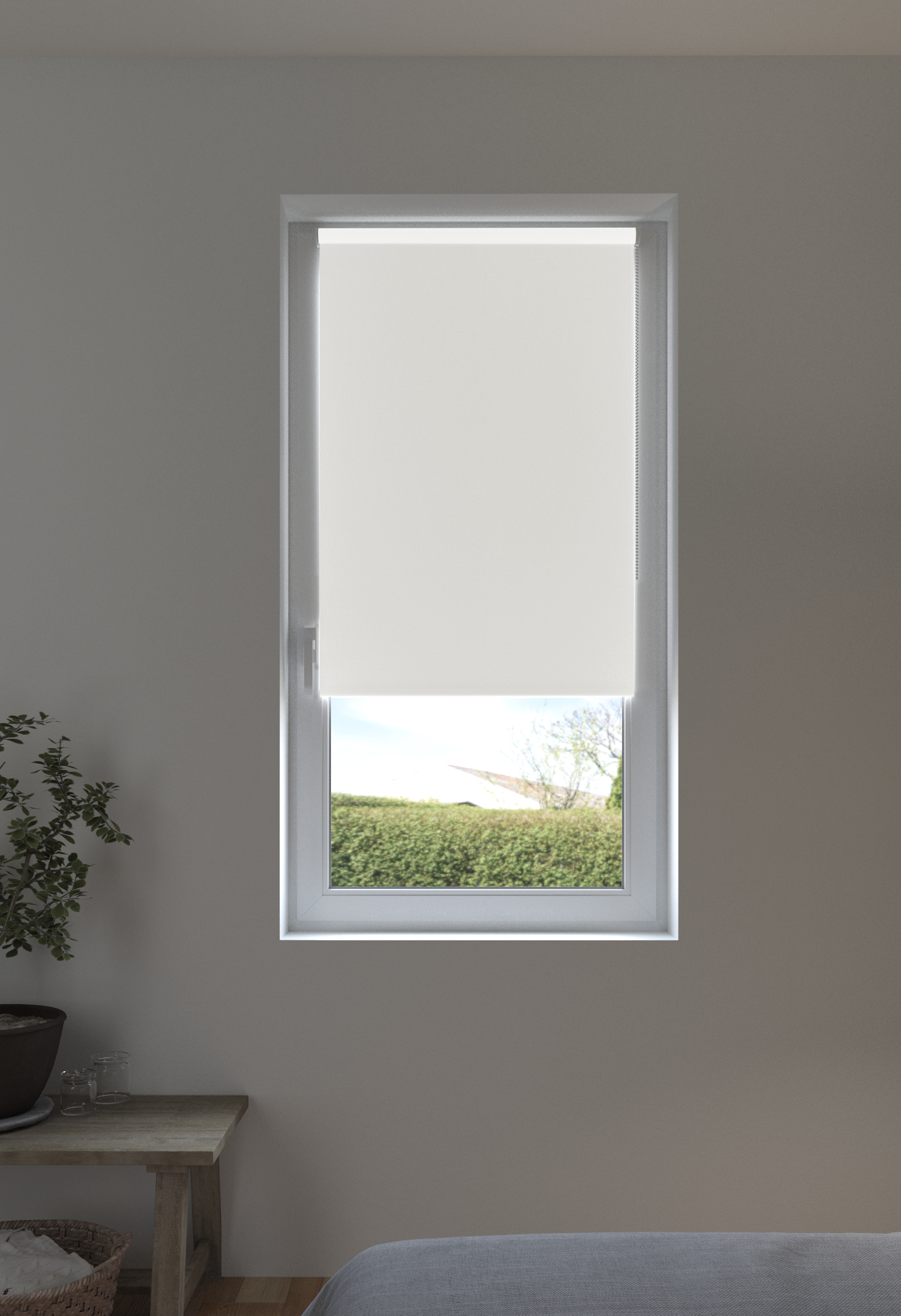 Roleta zaciemniająca Santos 37 x 160 cm biała Inspire - 3