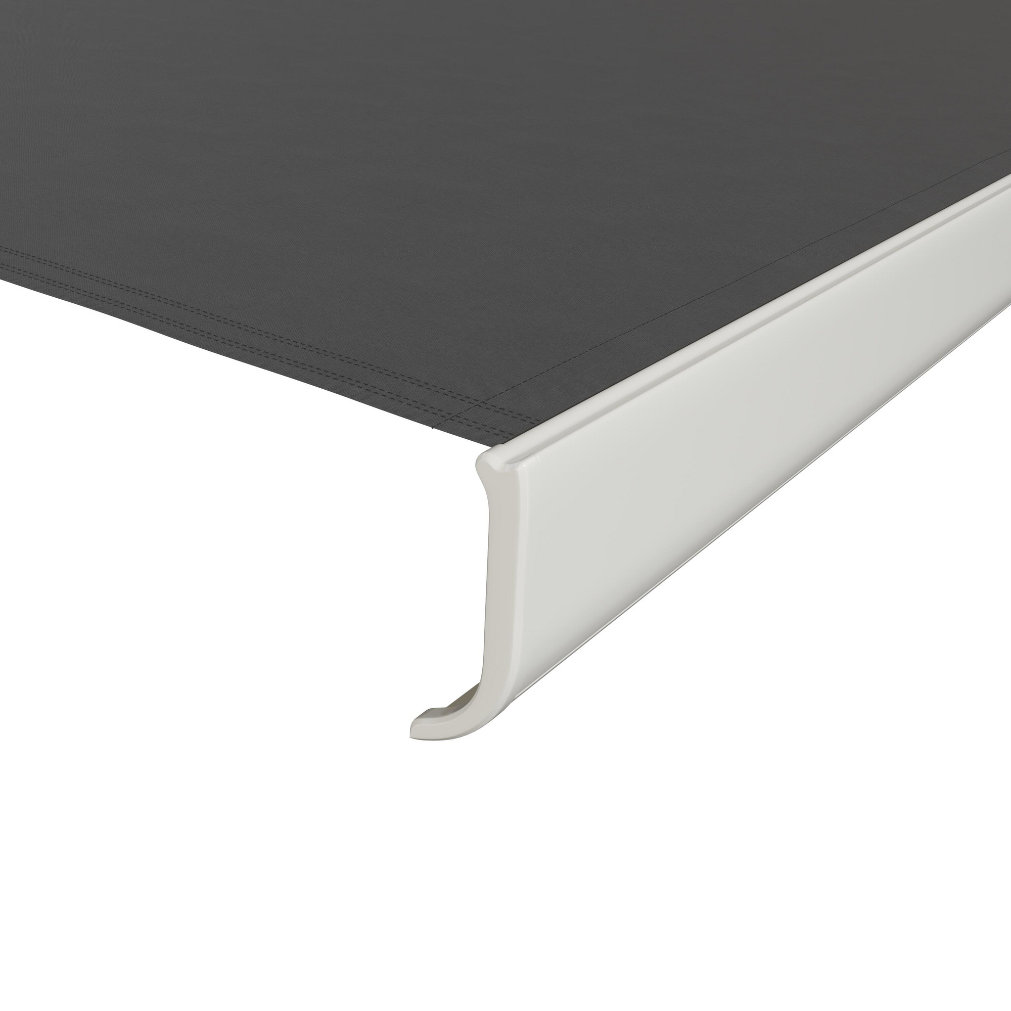 Store banne manuel 2.95 x 2 m Nori S blanc, toile acrylique gris - 8