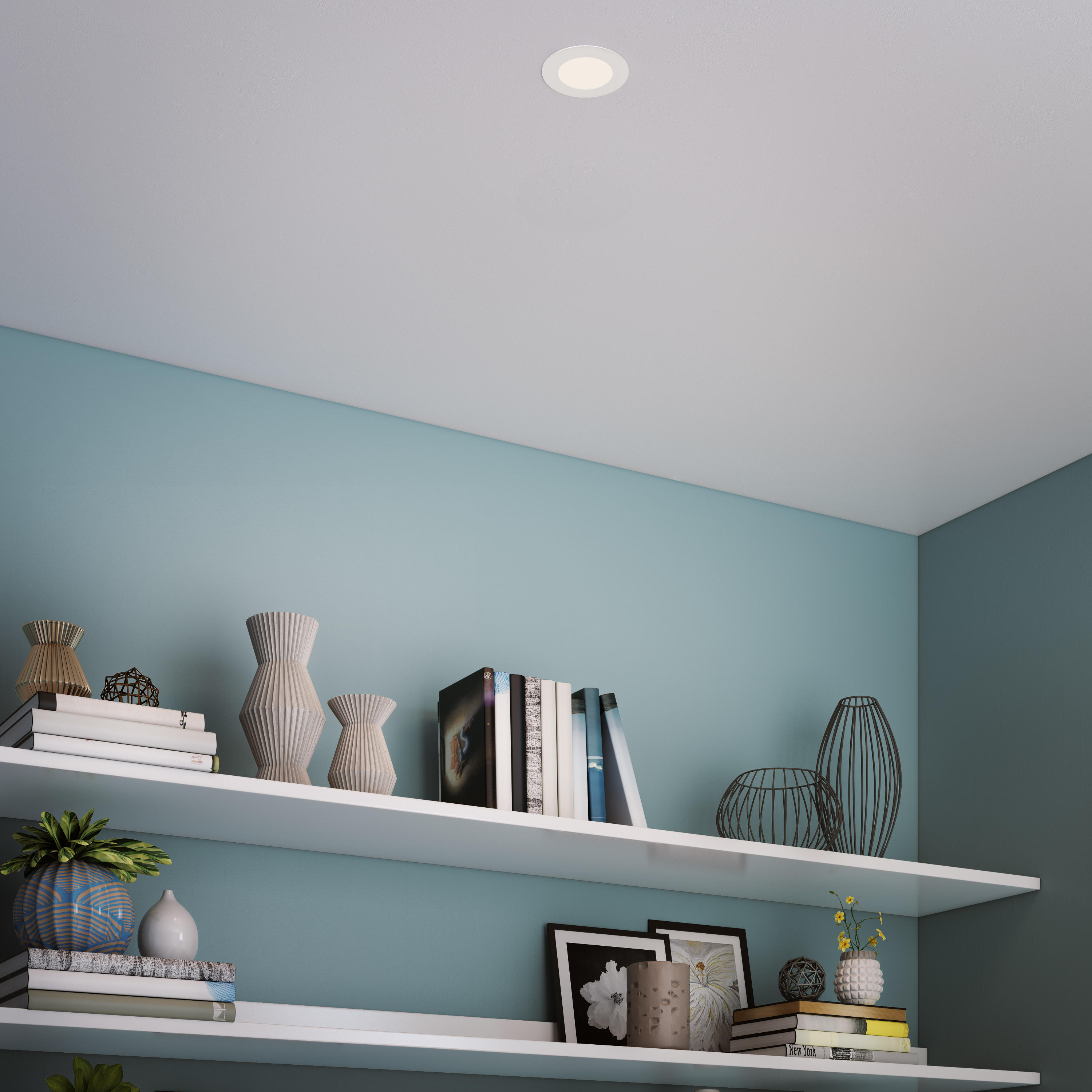 Spot à encastrer Extraflat led, changement d'intensité et de blancs, D12 blanc - 4