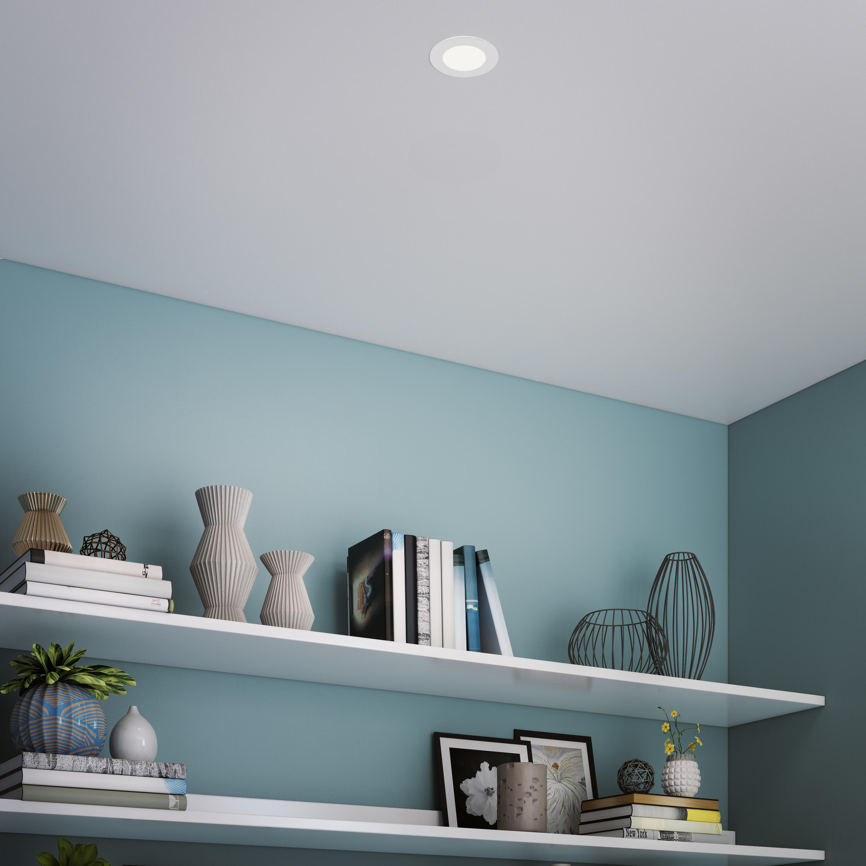 Spot à encastrer Extraflat led, changement d'intensité et de blancs, D12 blanc - 3