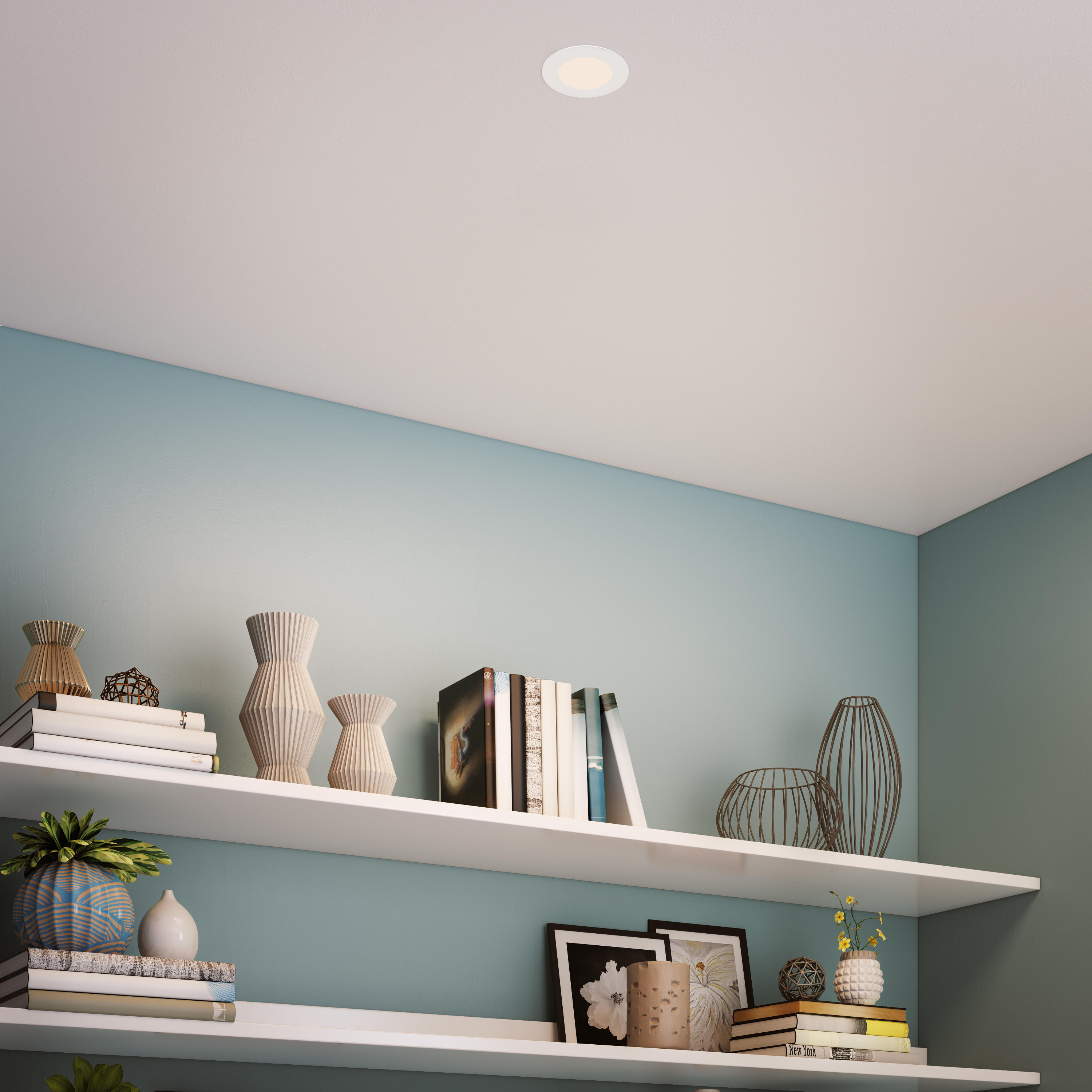 Spot à encastrer Extraflat led, changement d'intensité et de blancs, D12 blanc - 2