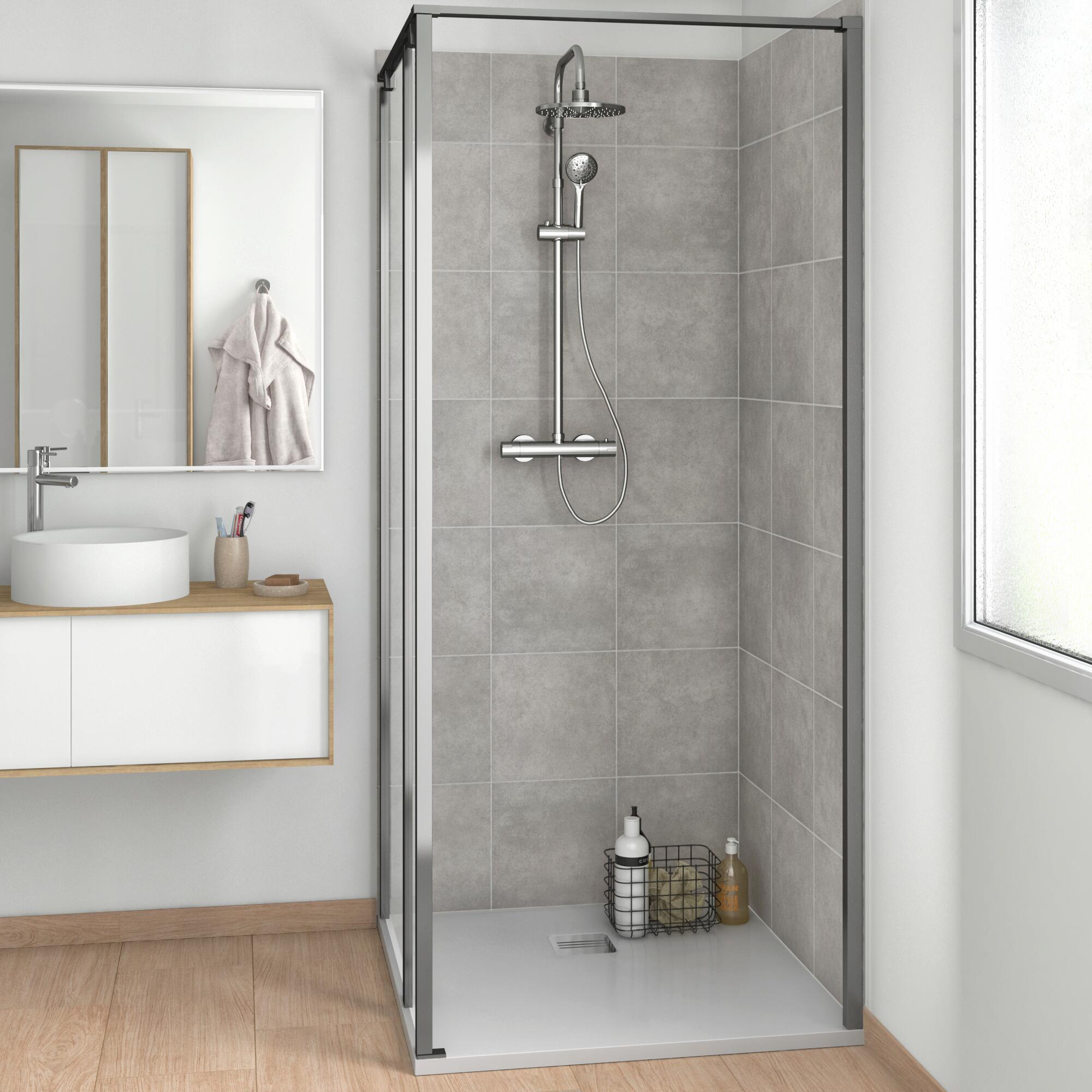 Piastrella da pavimento e rivestimento interno in gres porcellanato 30.5 x 30.5 cm smaltato grigio opaco Road R9 traffico intenso (pei 4/5) Sp. 7 mm 1.86 mq - 2