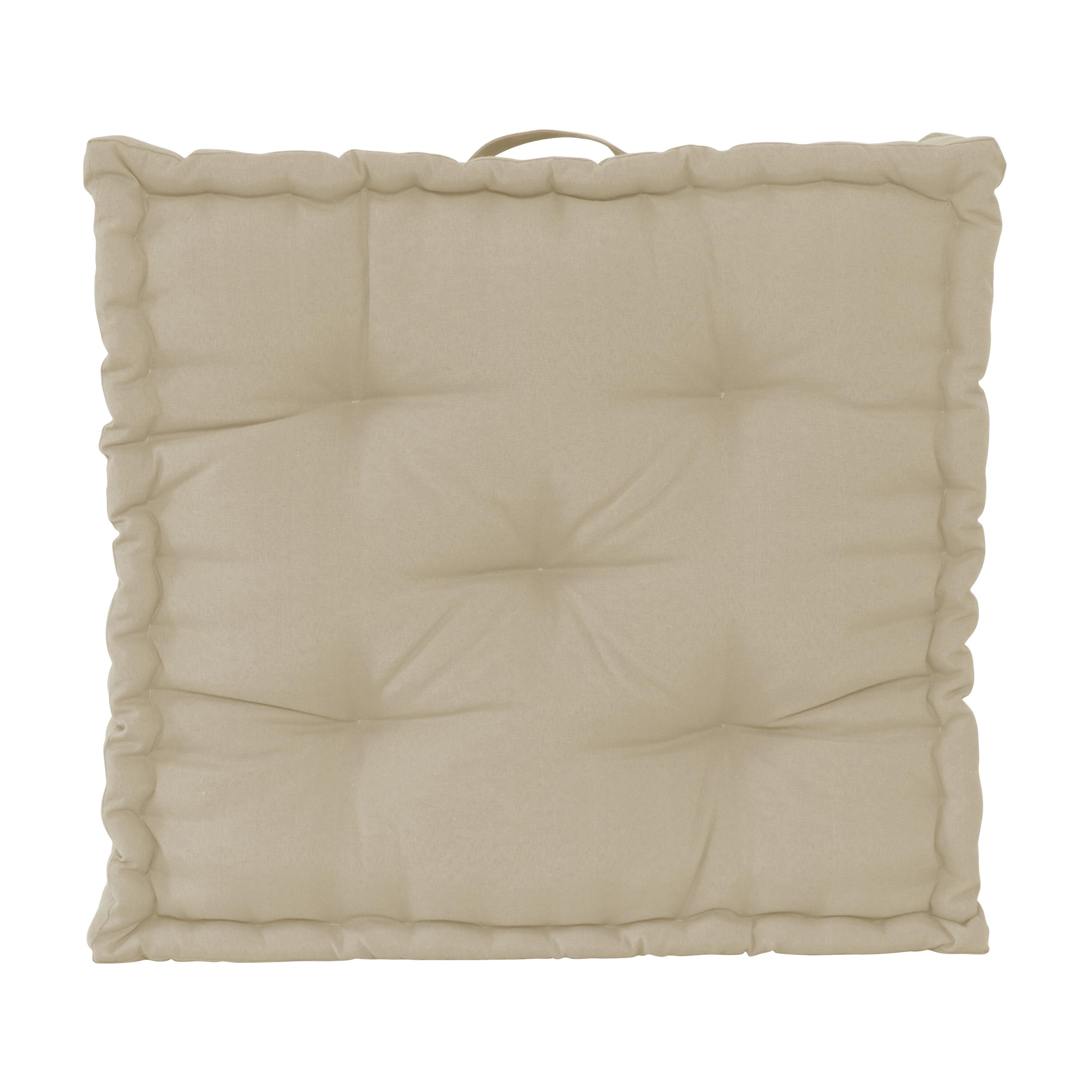 Cuscino Da Pavimento LANITI Extra Large - Quadrato 61cm Per Meditazione