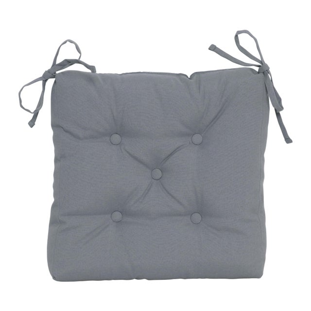 Galette de chaise Luck, gris l.40 x L.40 cm INSPIRE