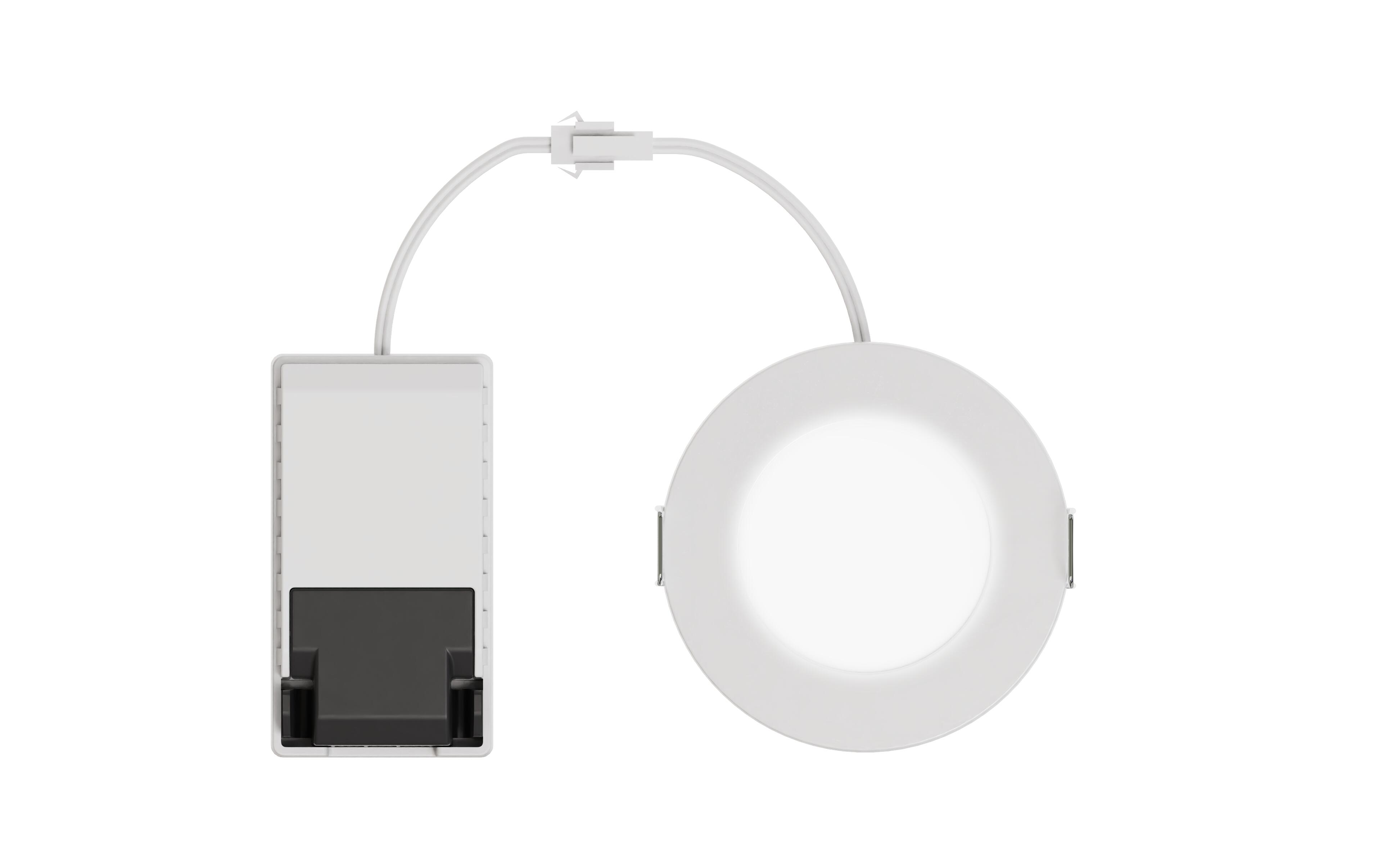 Kit 1 spot à encastrer salle de bains Kilia led intégrée 4000K INSPIRE blanc - 6