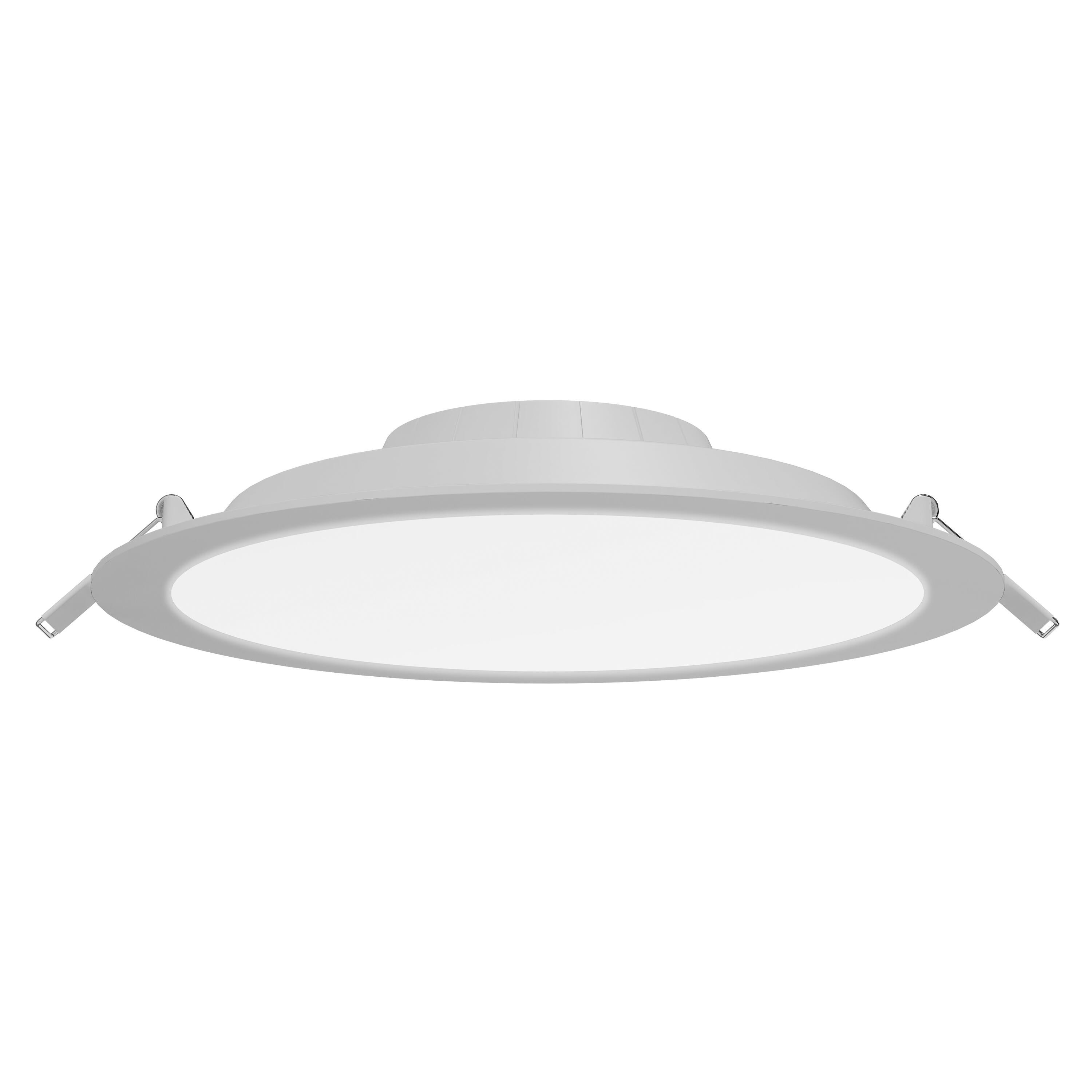 Spot individuel à encastrer fixe led intégrée D22.5, 4000K INSPIRE rond blanc - 4