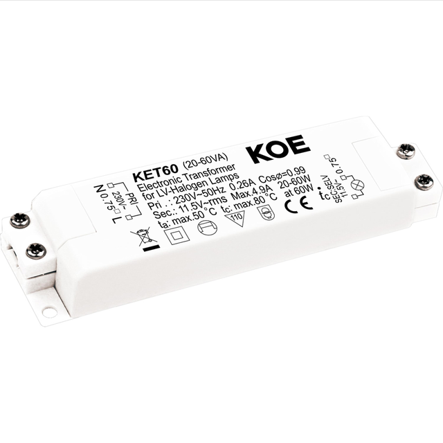 Transformateur électronique 60W, 230 V IP20 INSPIRE