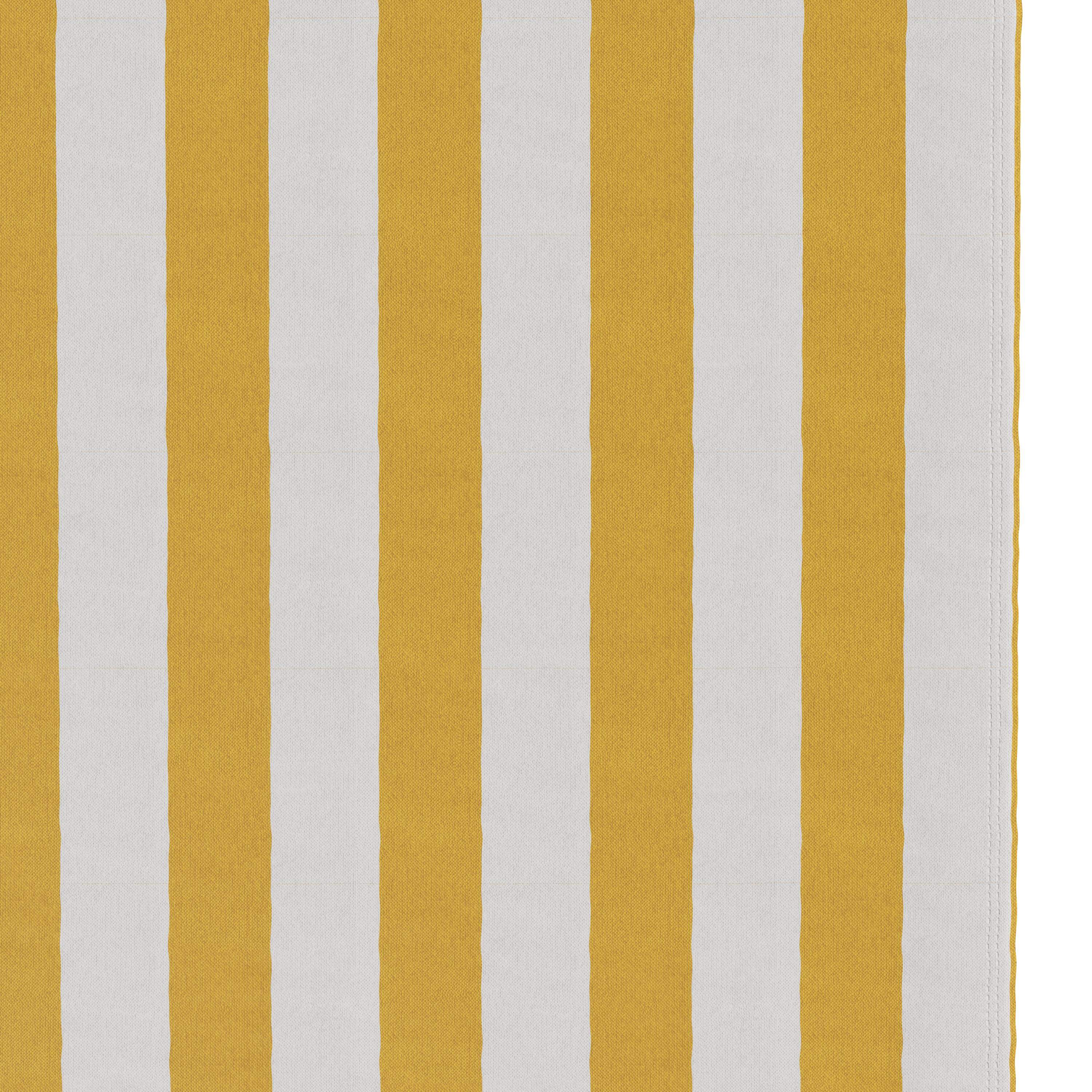 Store banne manuel 2.5 x 2 m 1er prix blanc, toile polyester jaune - 9