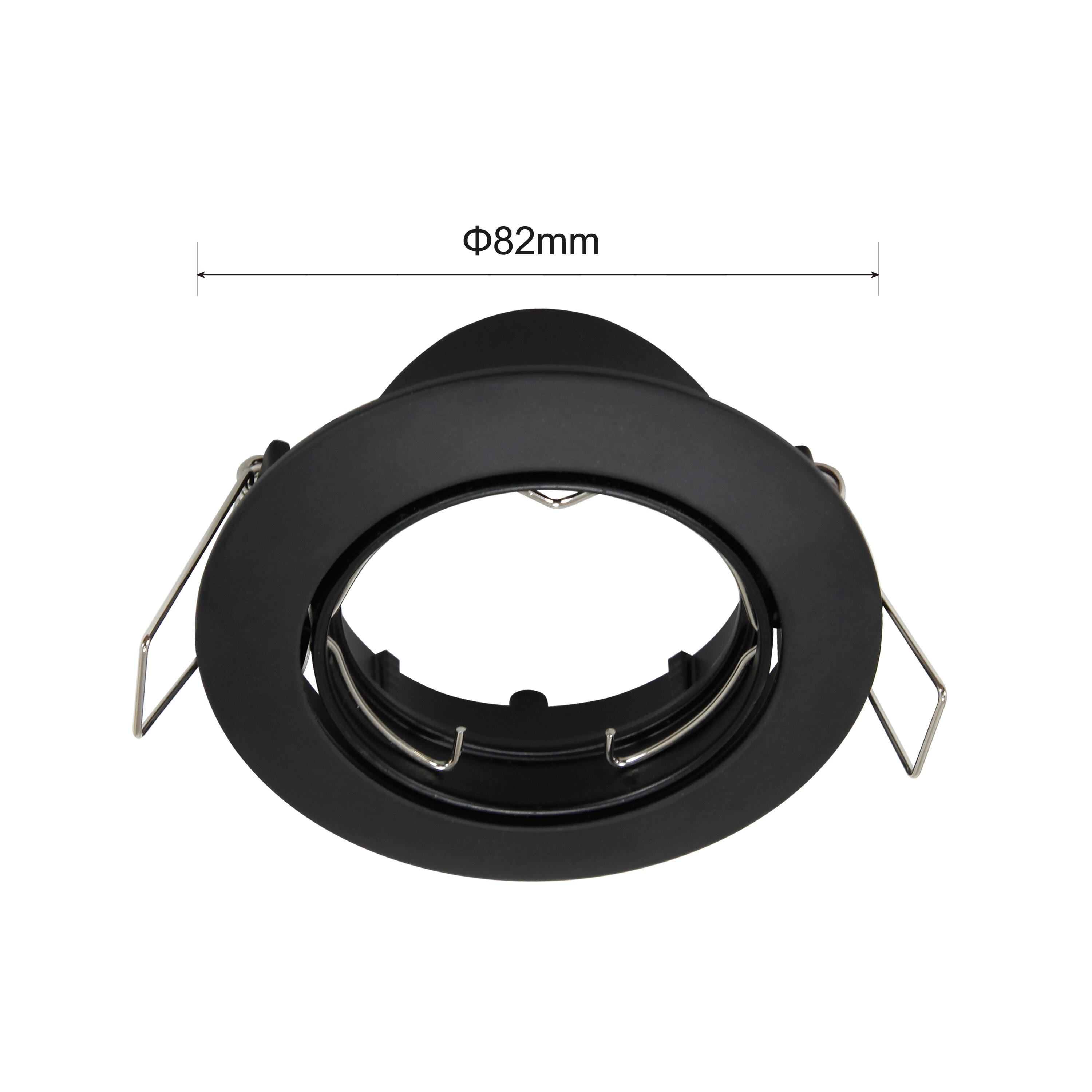 Anneau pour spot à encastrer Clane orientable sans ampoule INSPIRE noir - 7
