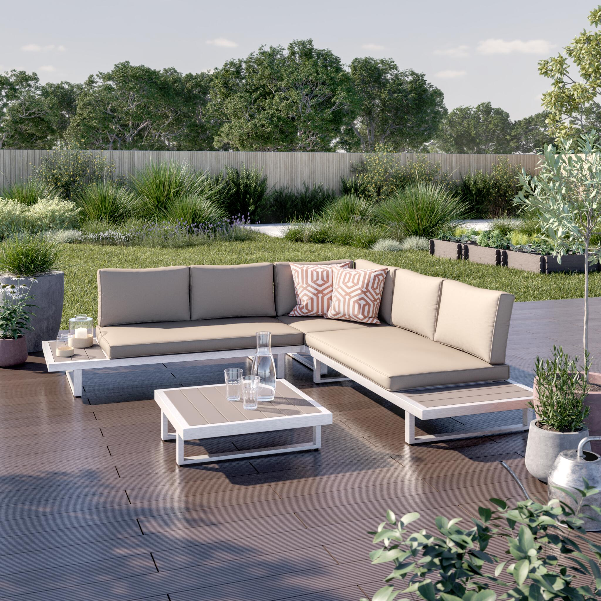 Listone in composito di legno e plastica (wpc) Atlas marrone L 240 x L 14.5 cm x Sp. 21 mm - 6