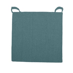 Lot De 4 Coussin De Chaise 40x40 Cm Avec Liens - Antidérapants, Lavables, Pour Bureau, Salle à Manger, Jardin, Intérieur/Extérieur