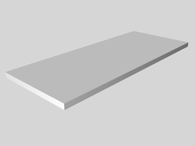 Ripiano per interno mobile in truciolare L 59.8 x P 24.5 Sp 16 mm bianco candido